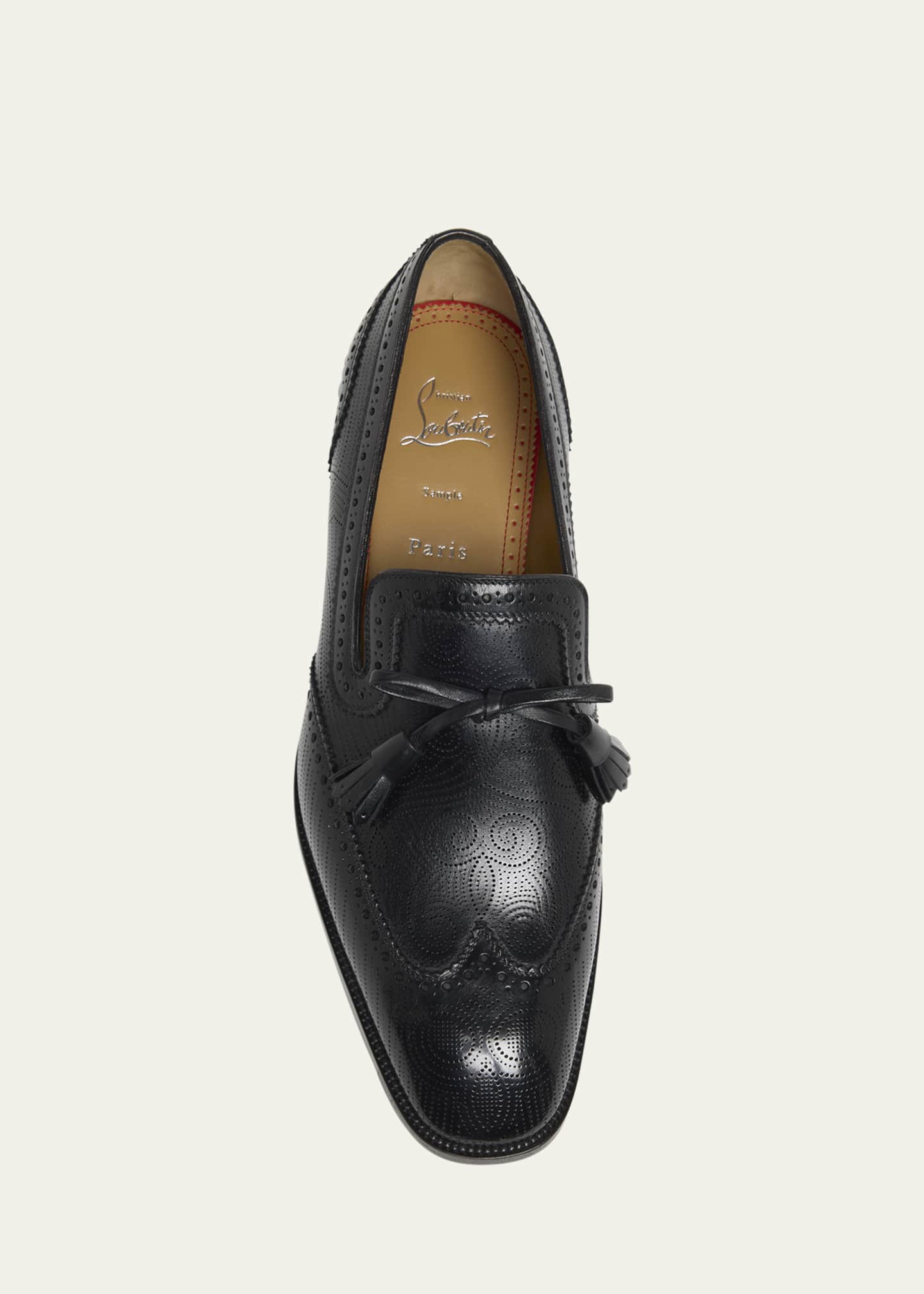 Men's Grave Wingtip Brogue Leather Loafers