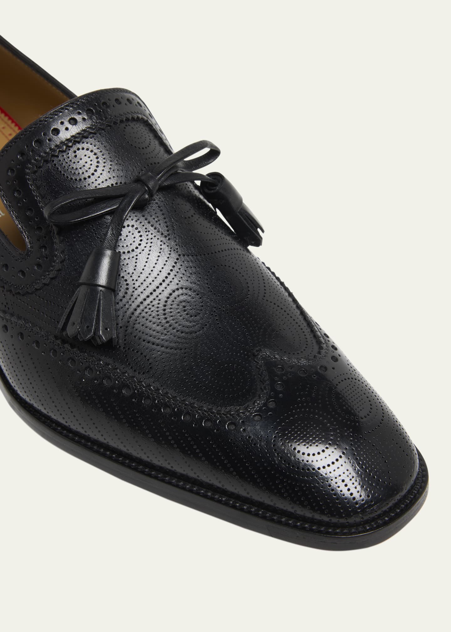 Men's Grave Wingtip Brogue Leather Loafers
