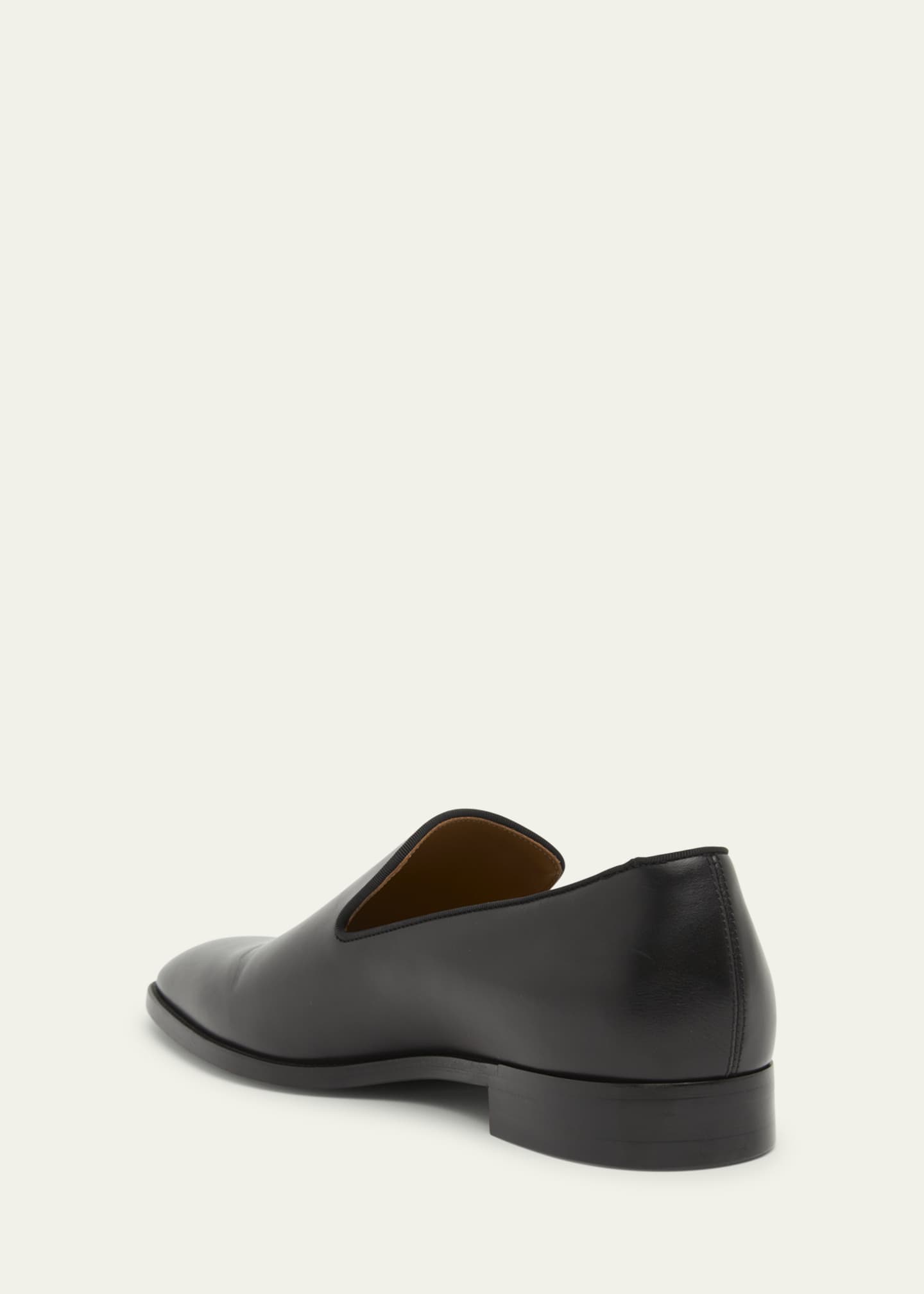 Christian Louboutin Men's Danny Flex Red-Sole Leather Loafers Image 2 of 4
