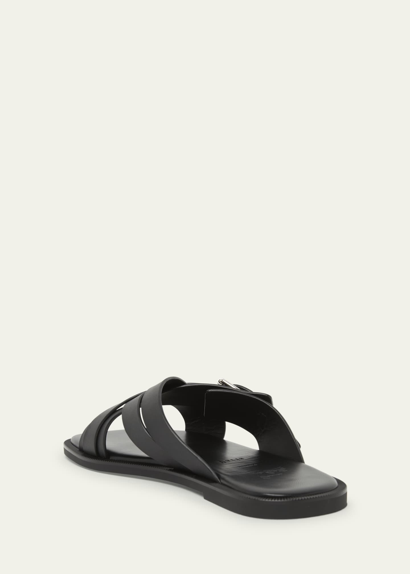 Christian Louboutin Men's Emircross Crisscross Leather Slide