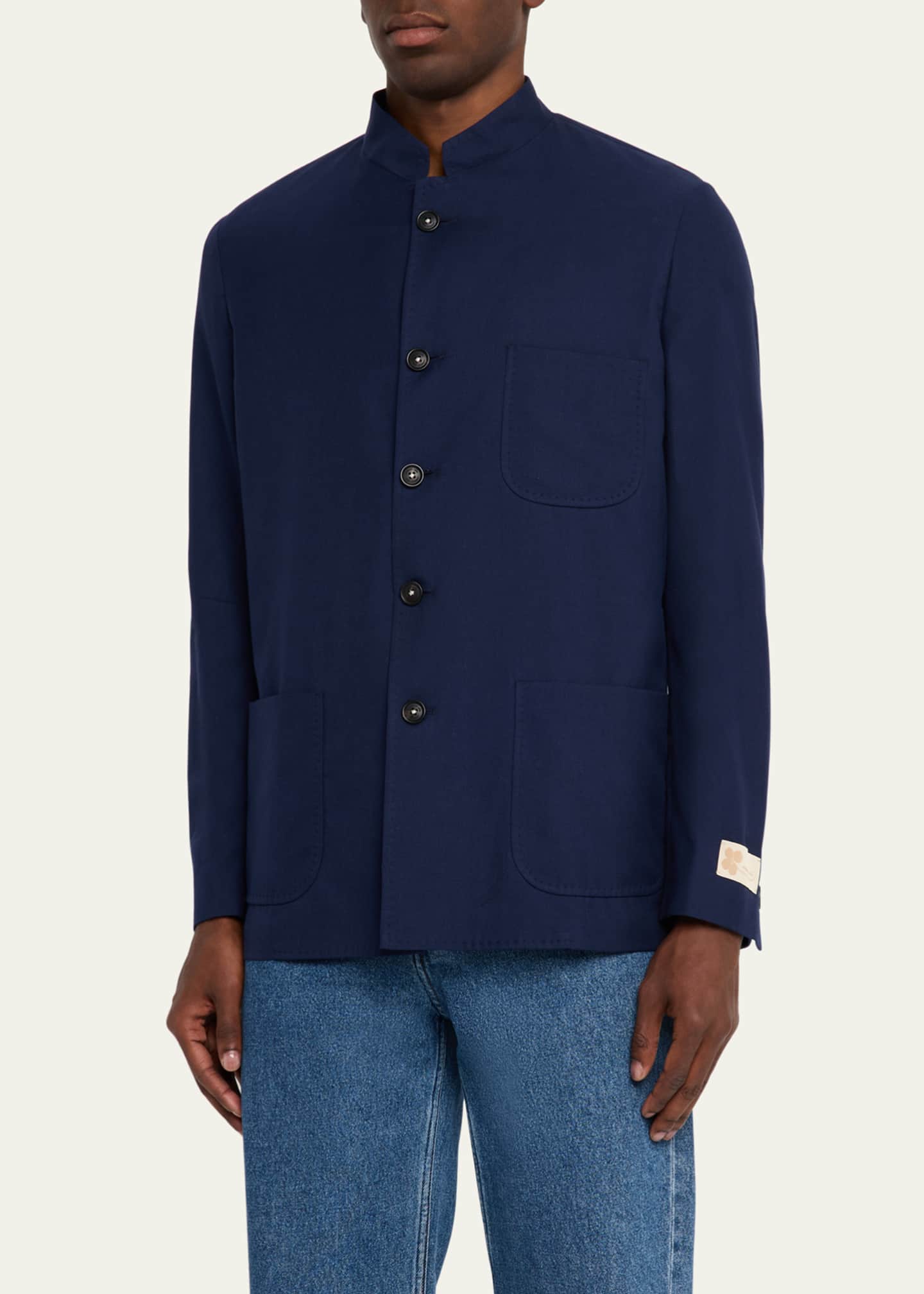 Massimo Alba Men's Bali Luxe Twill Jacket Image 4 of 5