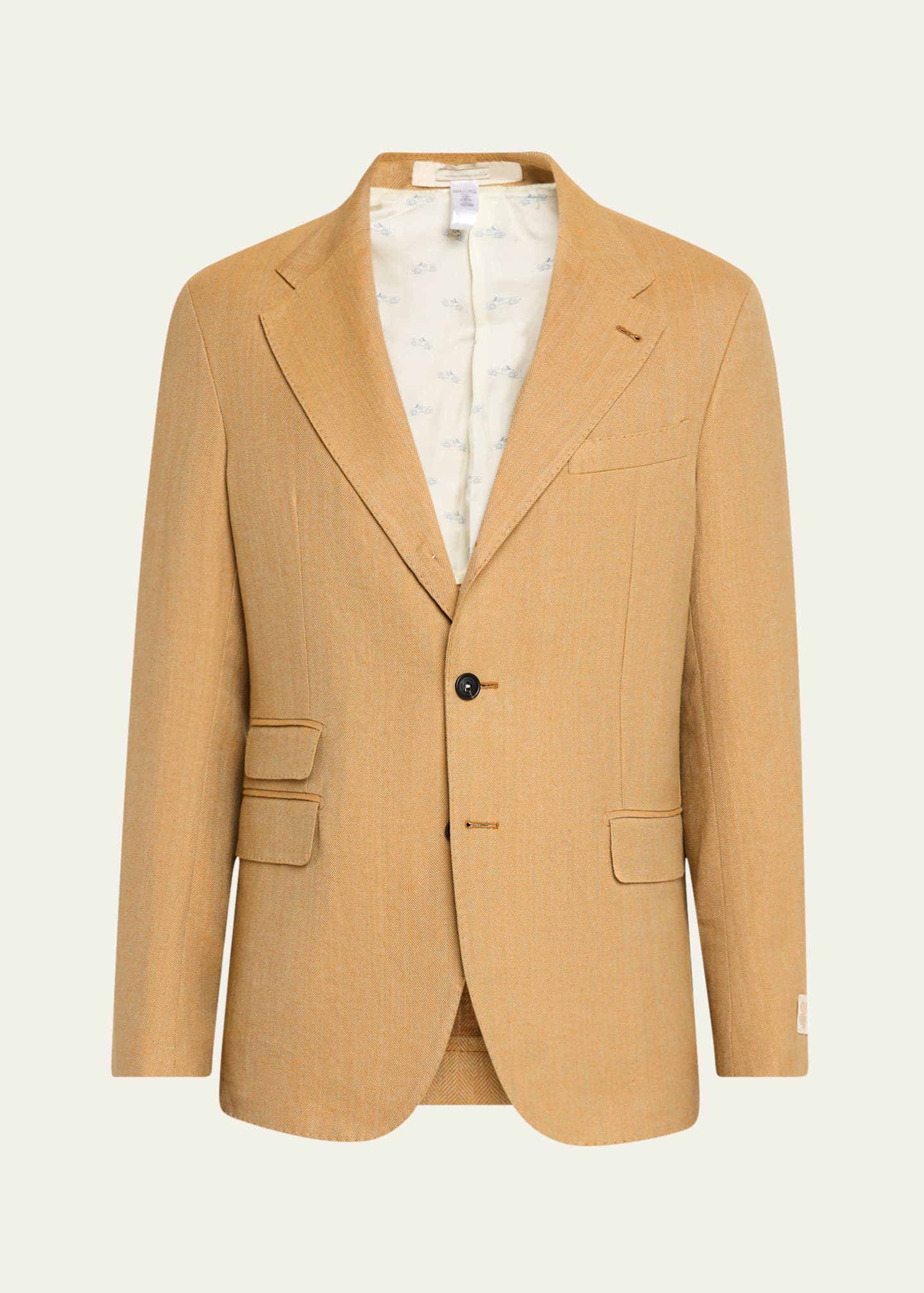 Massimo Alba Men's Catch2 Linen Single-Breasted Sport Coat Image 1 of 8