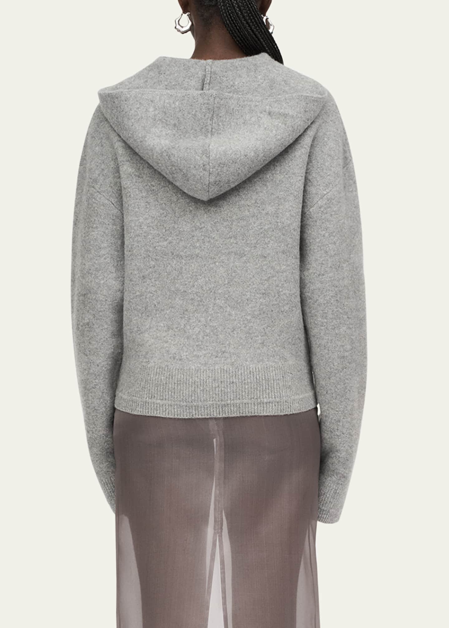 MARIA MCMANUS Hooded Felt Merino Wool Jacket Image 3 of 5