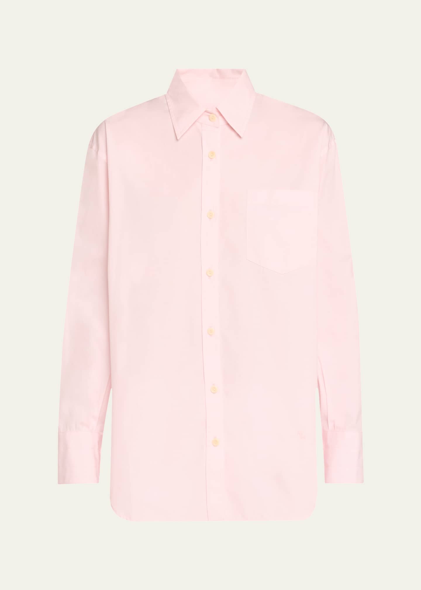 MARIA MCMANUS Oversized Button-Down Tunic Shirt Image 1 of 5