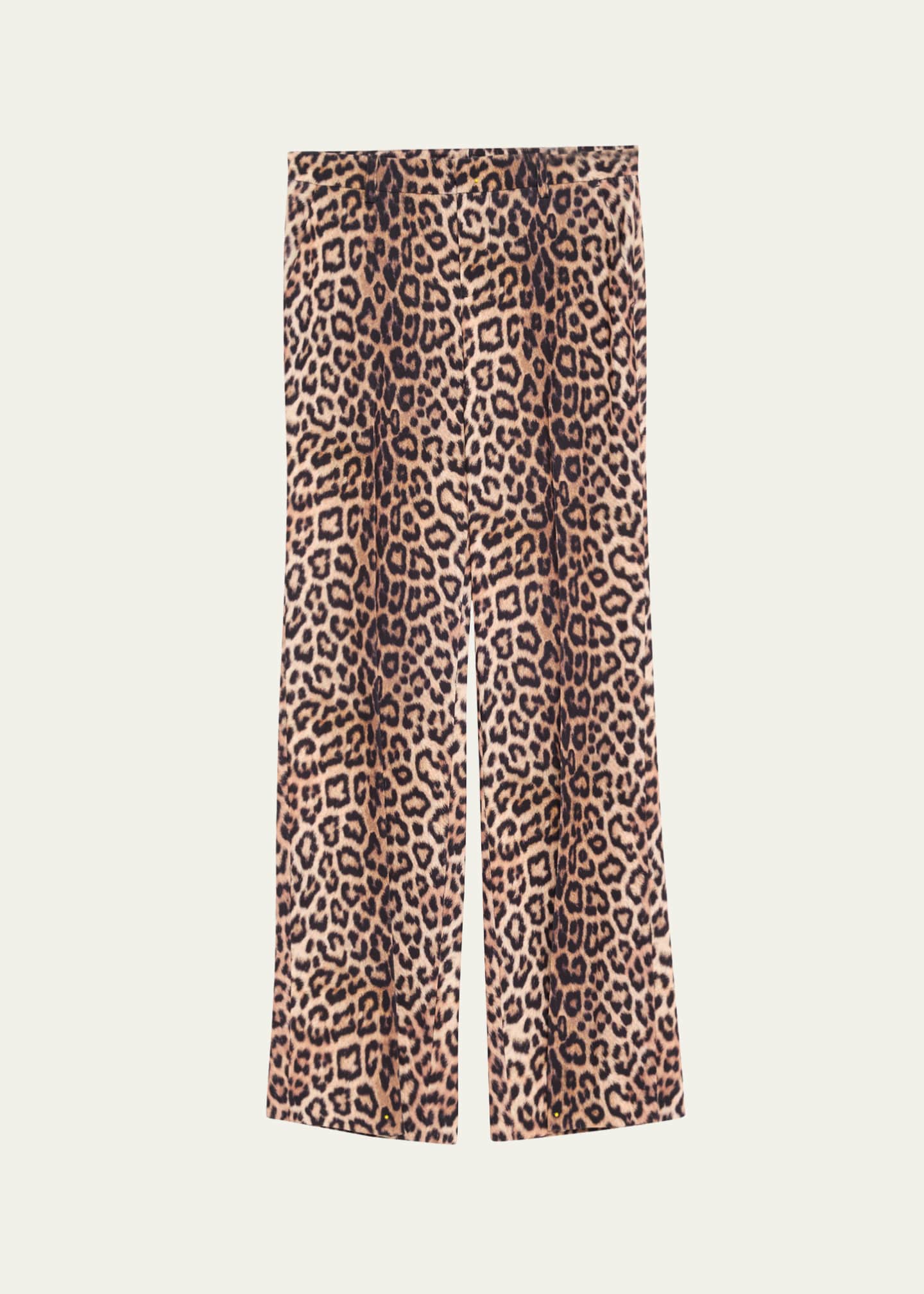 Alice + Olivia Remi Leopard Slim Bootcut Pants Image 1 of 5