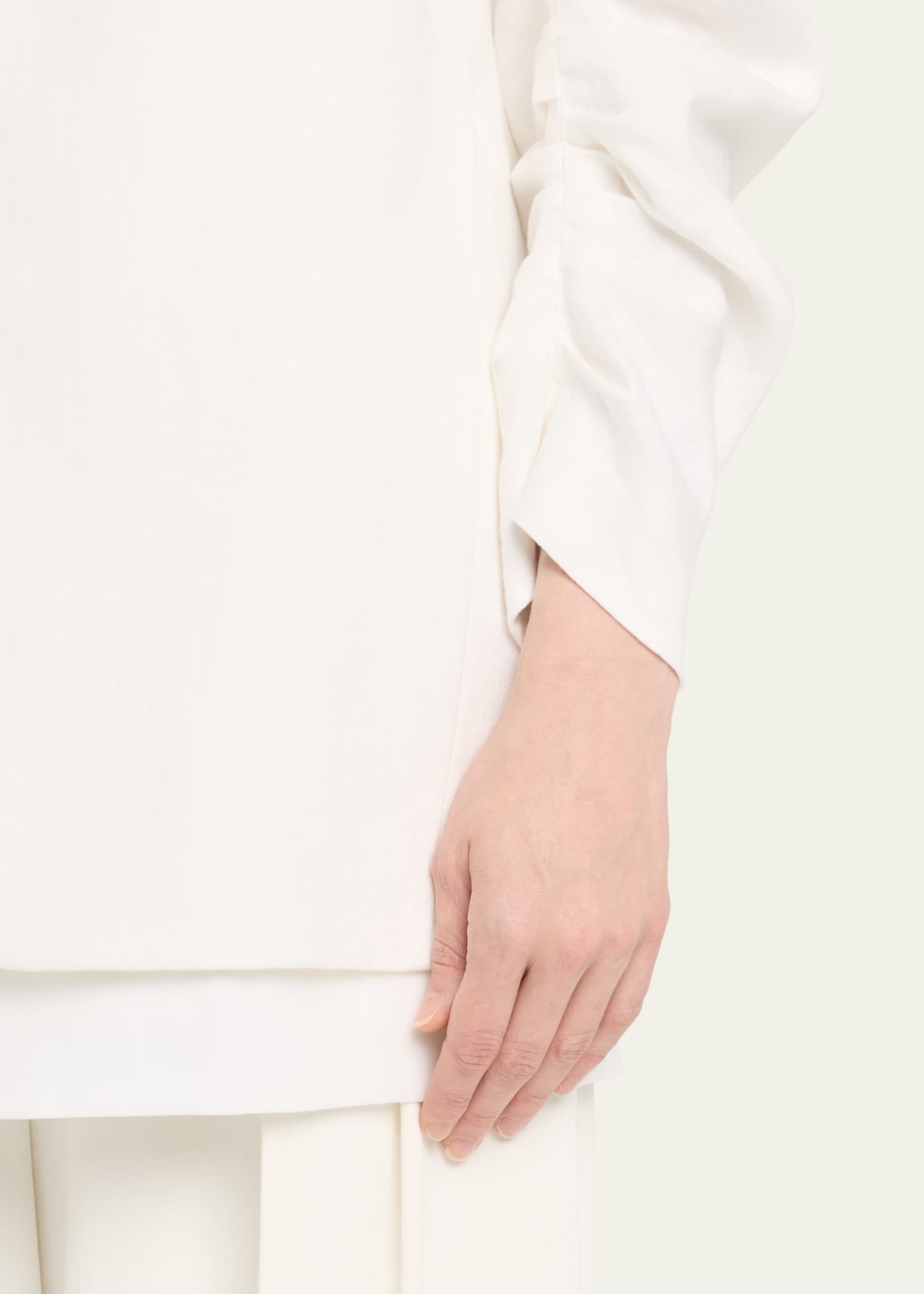Lafayette 148 New York Layered Pleated-Sleeve Blazer Image 5 of 5