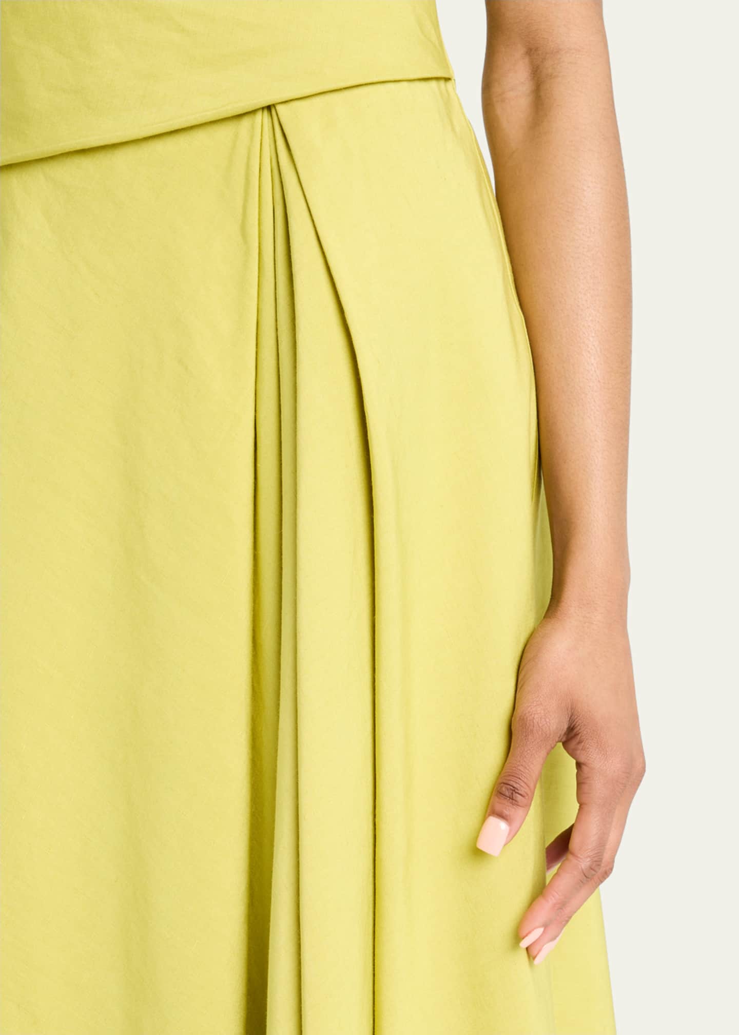Lafayette 148 New York Drape-Front Asymmetric Dress Image 5 of 5
