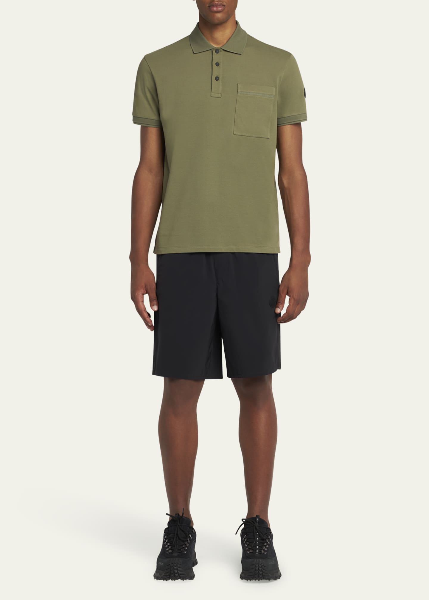 Moncler Men's Cotton Polo Shirt Image 2 of 5