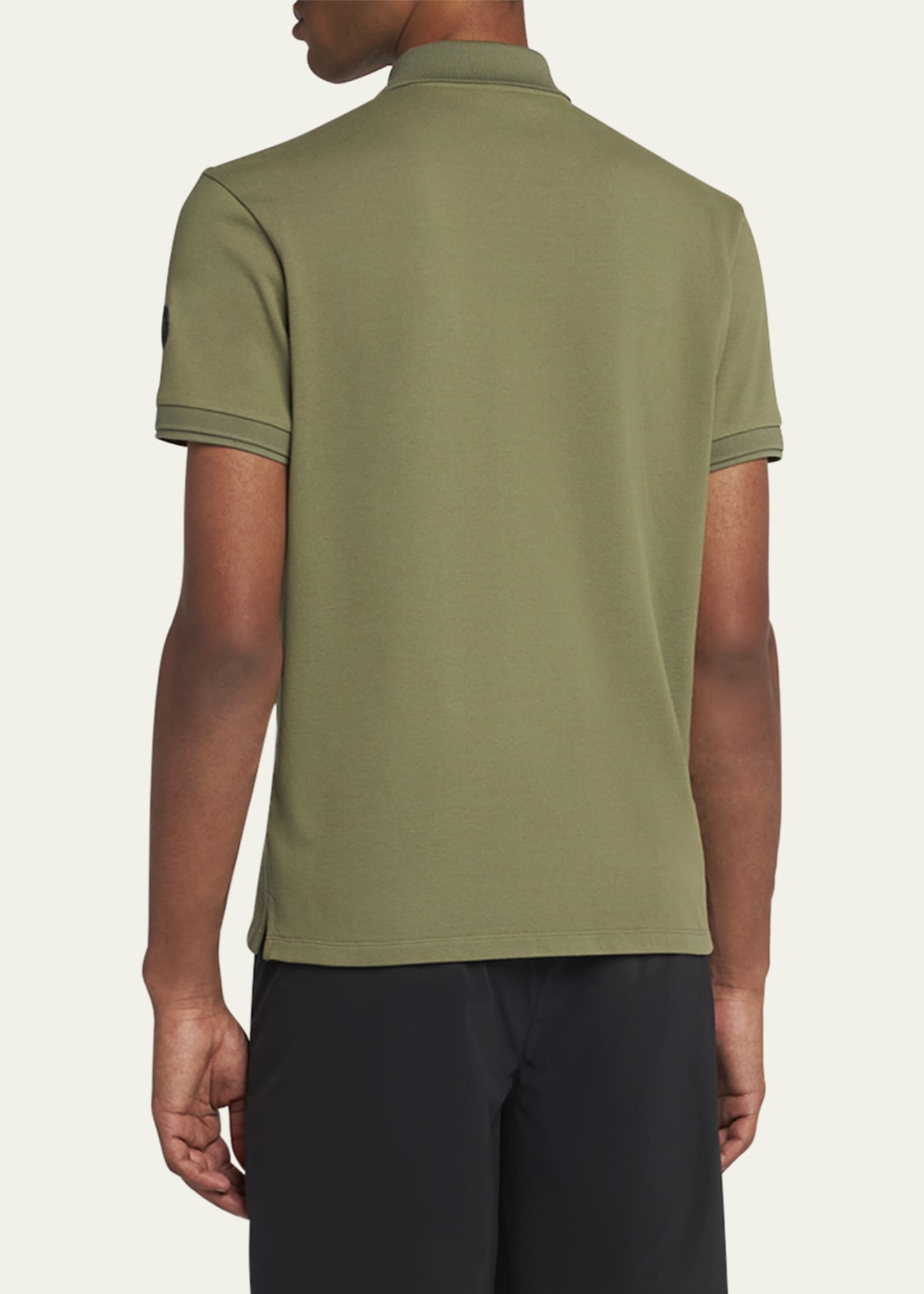 Moncler Men's Cotton Polo Shirt Image 3 of 5