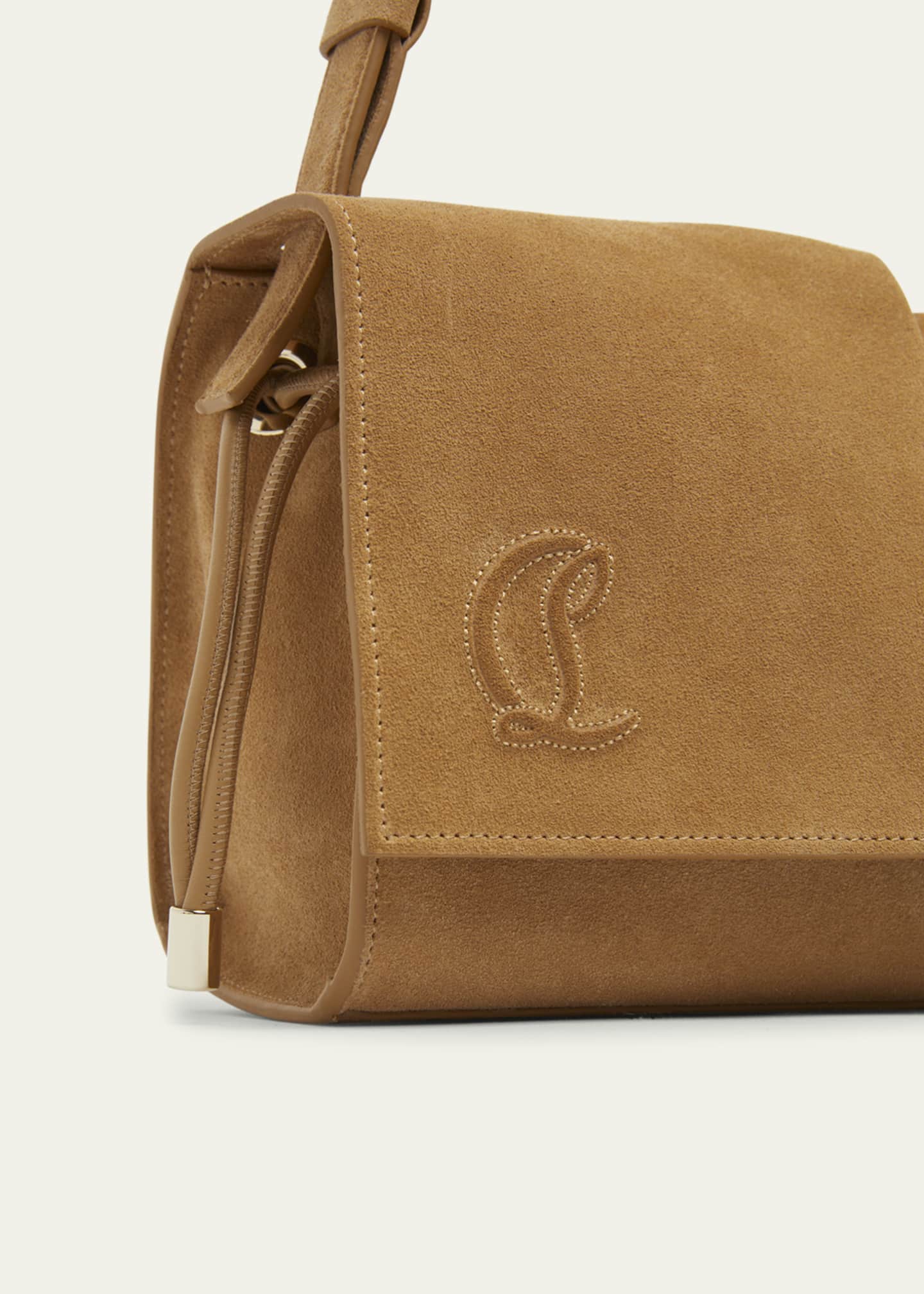 Christian Louboutin Baggy Small Shoulder Bag in Suede
