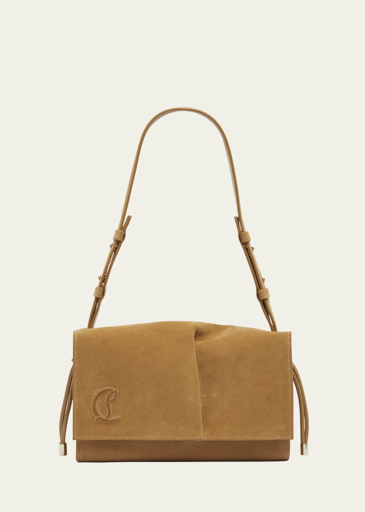 Christian Louboutin Baggy Small Shoulder Bag in Suede
