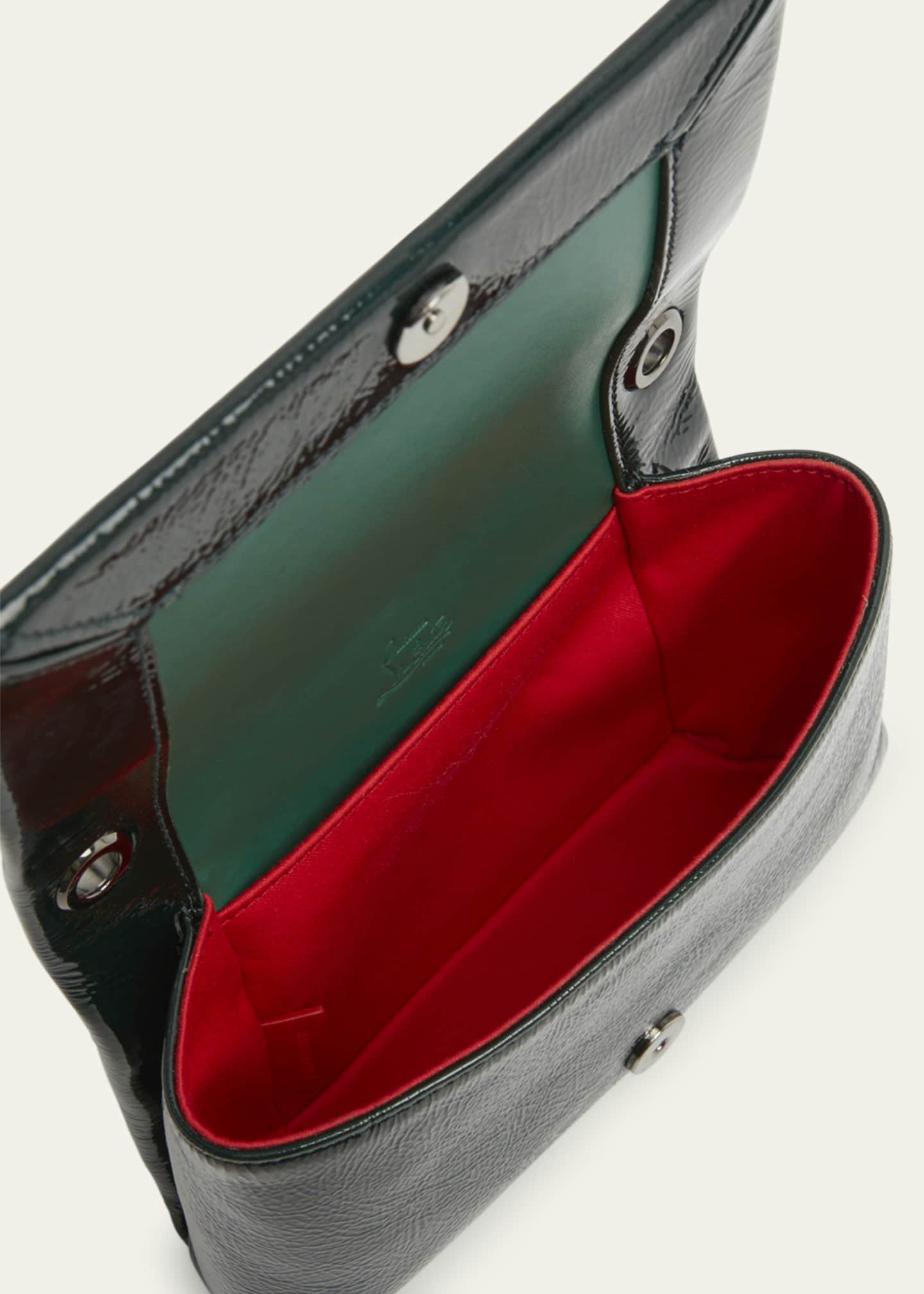Christian Louboutin Loubi54 Small Clutch Bag in Naplak Leather Image 3 of 4