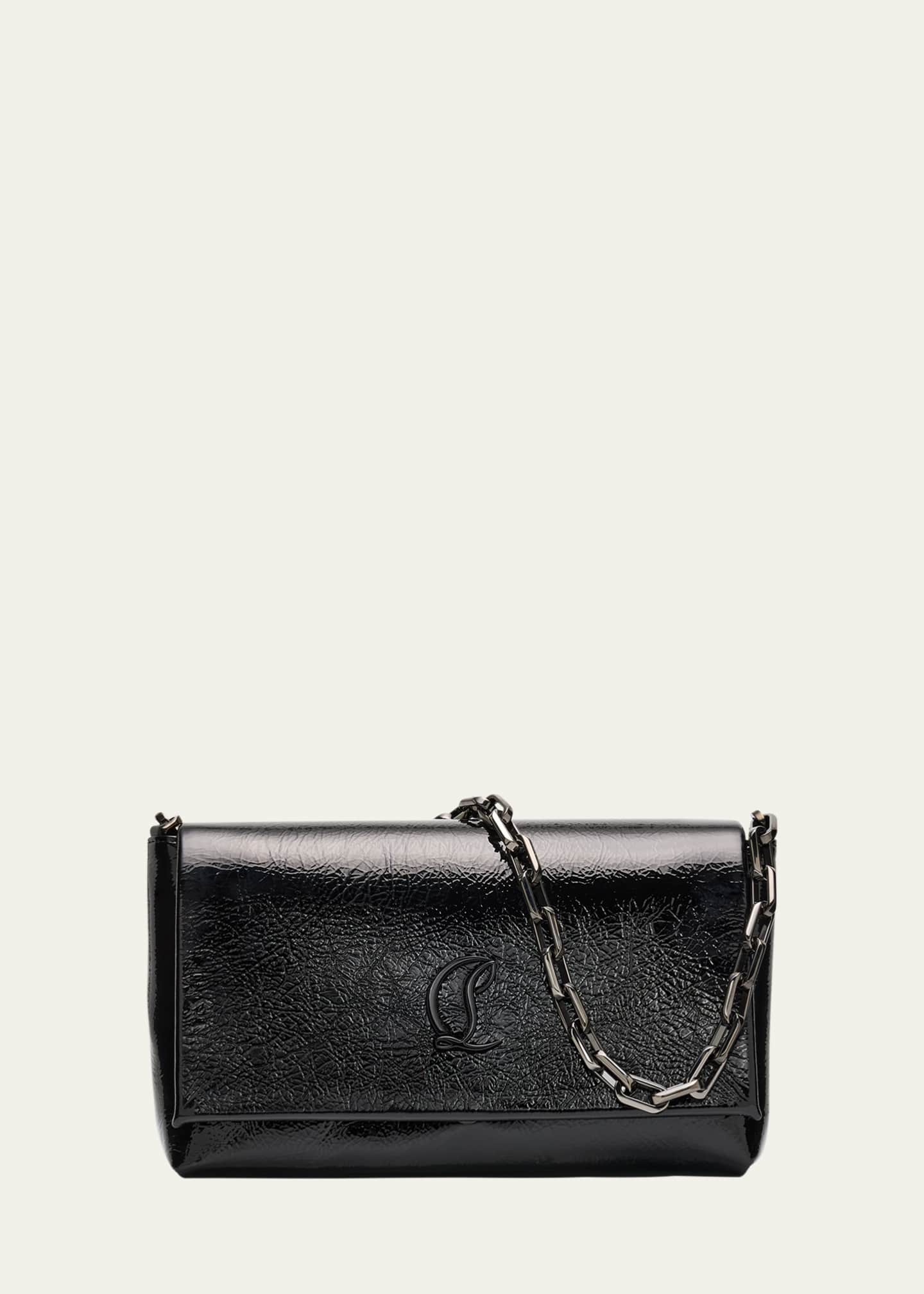 Christian Louboutin Loubi54 Large Flap Shoulder Bag in Naplak Leather Image 1 of 6