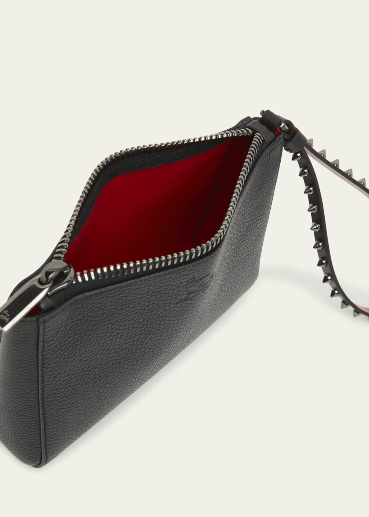 Christian Louboutin Cabata Mini Pouch Wristlet in Leather Image 3 of 4