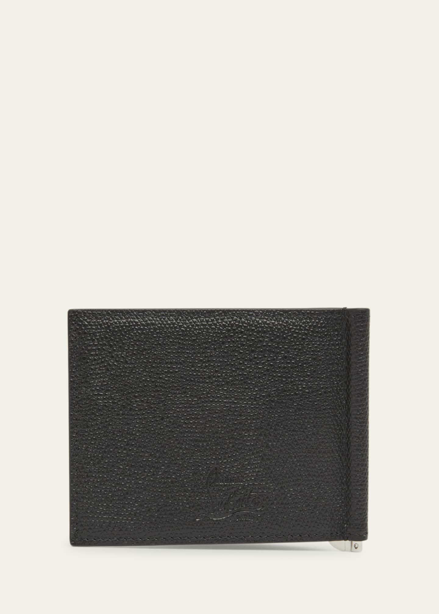Christian Louboutin Men's Mooncrest Leather Money Clip Wallet Image 3 of 3