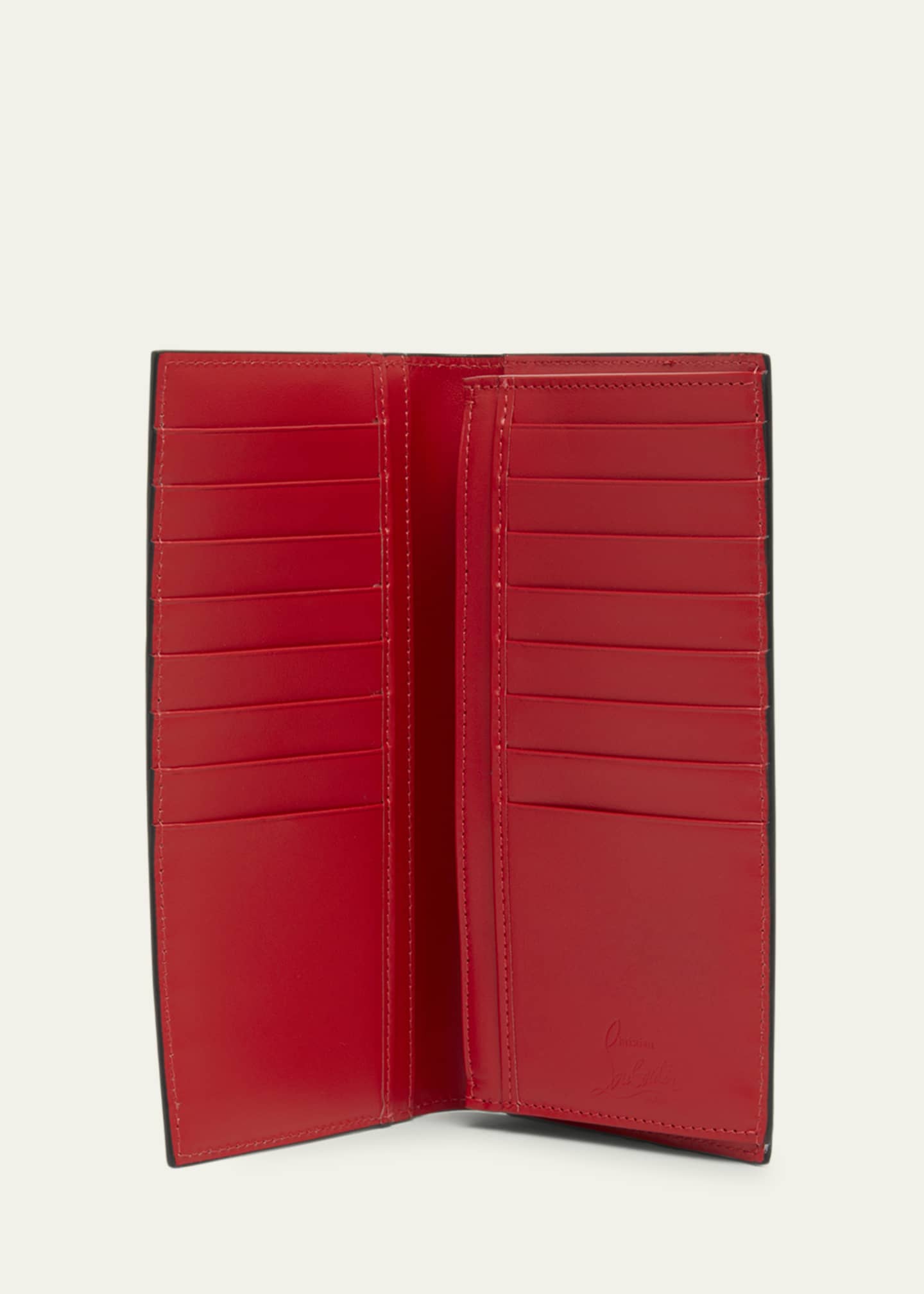 Christian Louboutin Men's Mooncrest Long Vertical Bifold Wallet Image 2 of 3