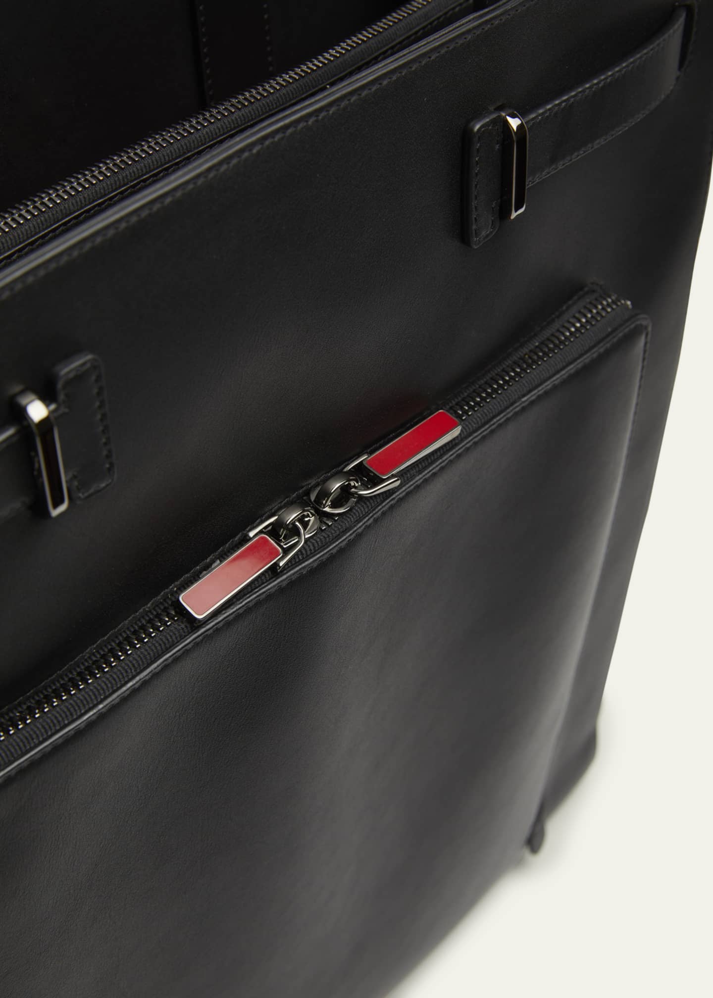 Christian Louboutin Men's Kyipouch Leather Tote Bag Image 4 of 4