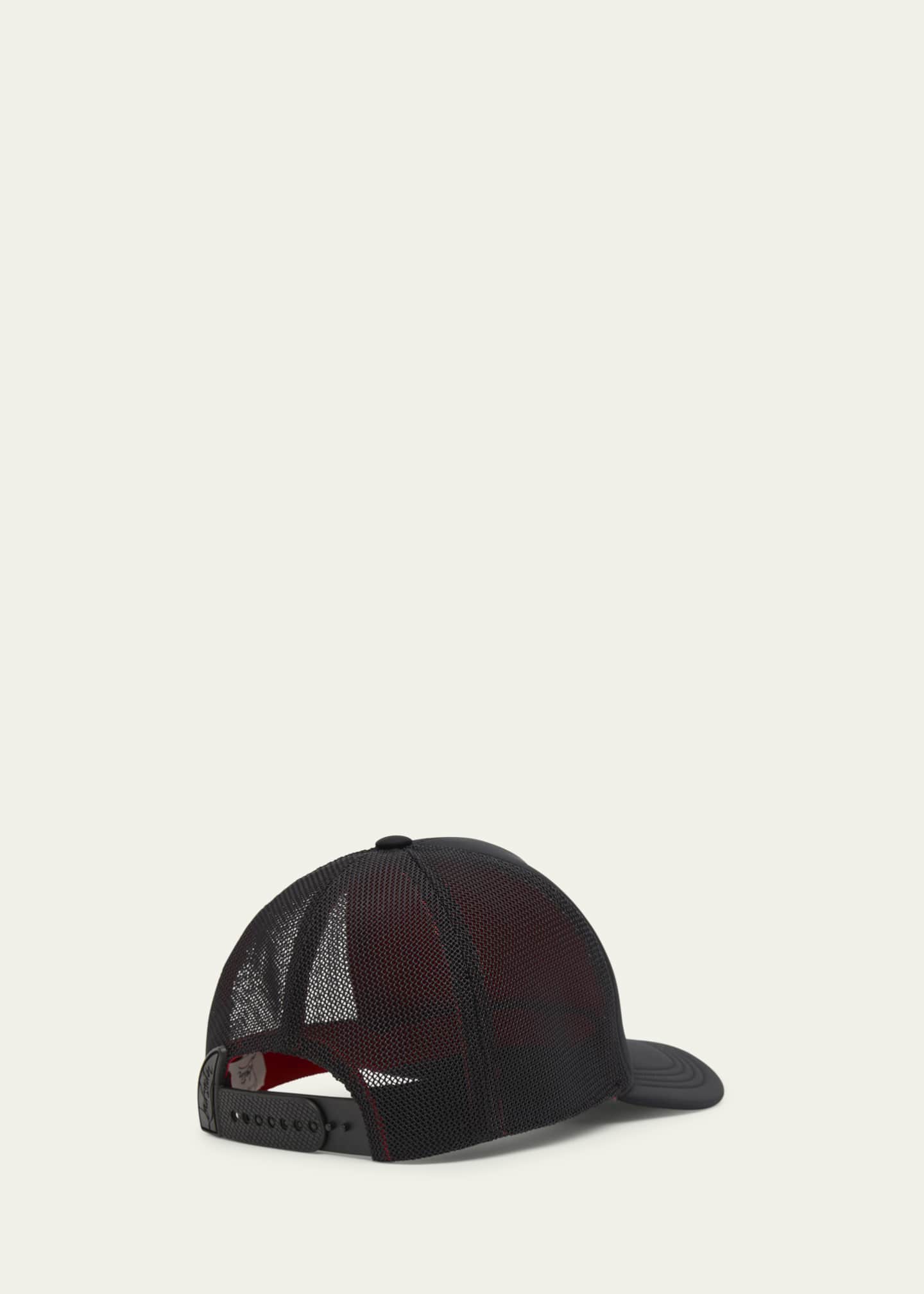 Christian Louboutin Men's Monogram Neoprene Trucker Hat Image 2 of 2