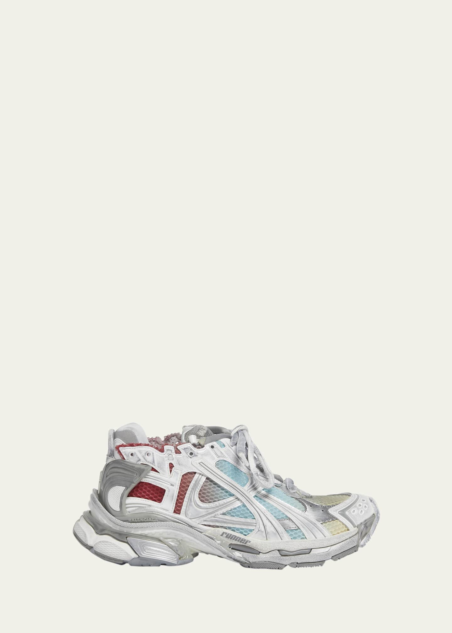 Balenciaga Runner Multicolor Worn-Out Chunky Sneakers - Bergdorf