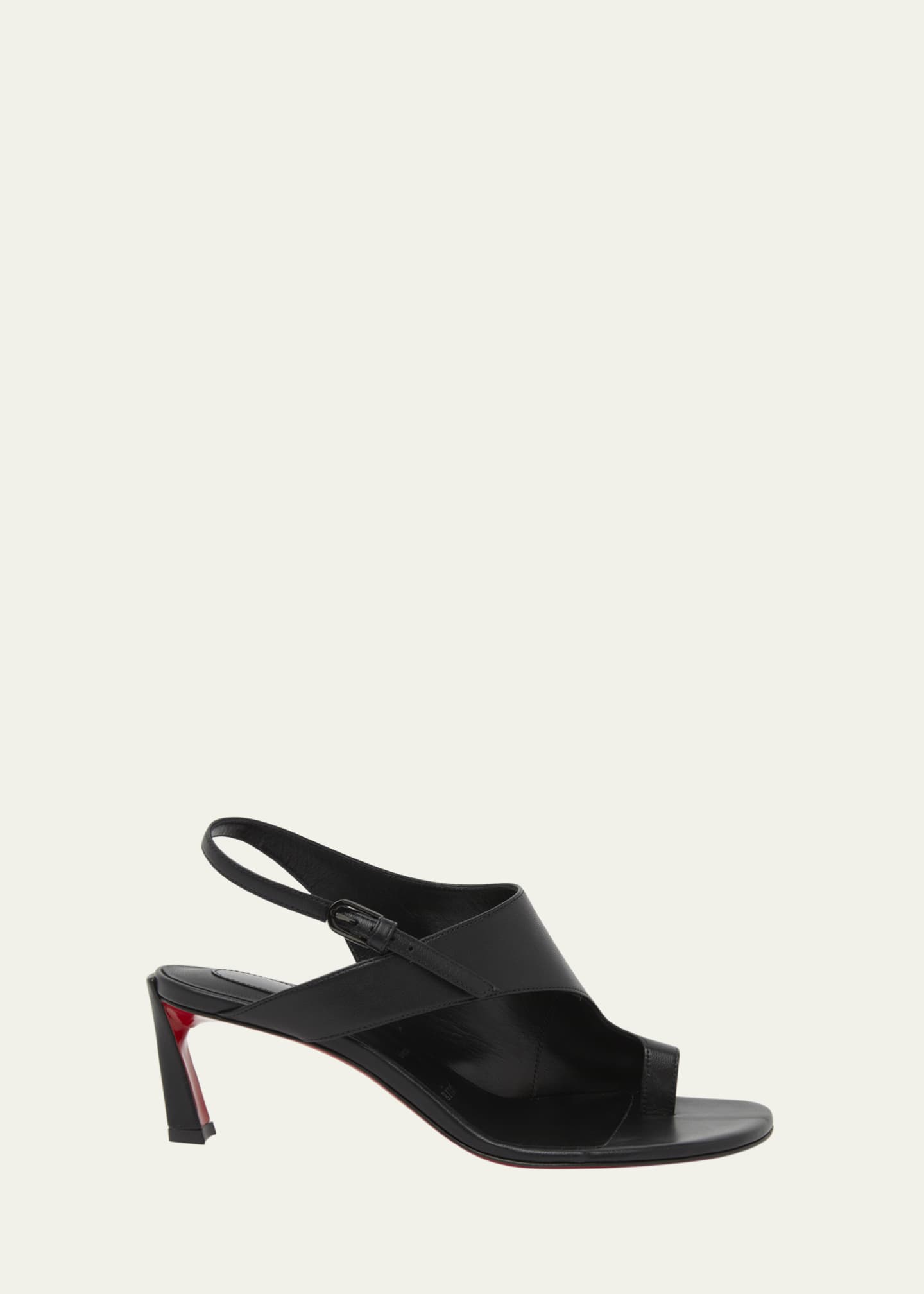 Christian Louboutin Viva Condora Asymmetrical Red Sole Sandals Image 1 of 4