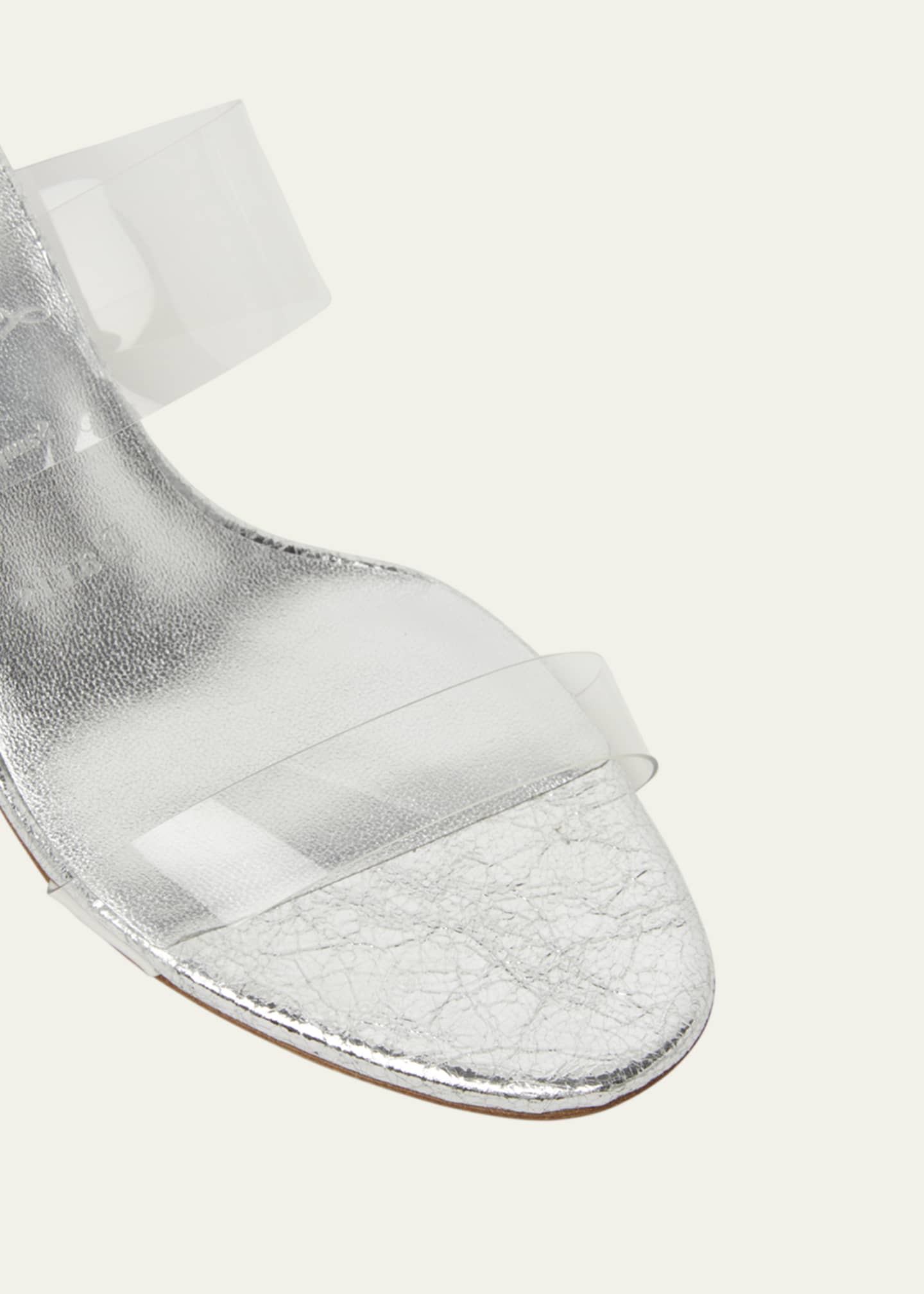 Christian Louboutin Just Nothing Clear Red Sole Slide Sandals Image 3 of 4