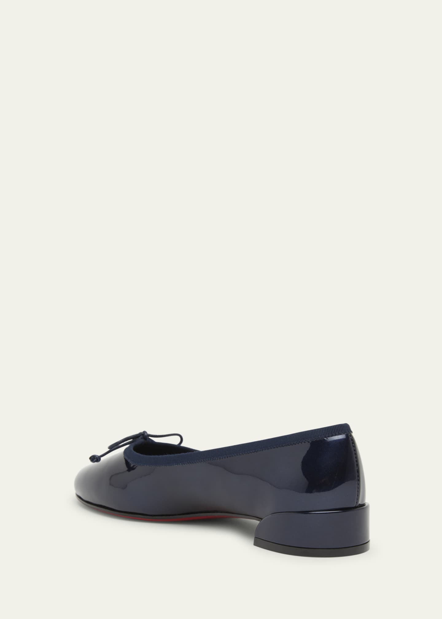 Christian Louboutin Sweetie Jane Patent Red Sole Ballerina Flats Image 2 of 4