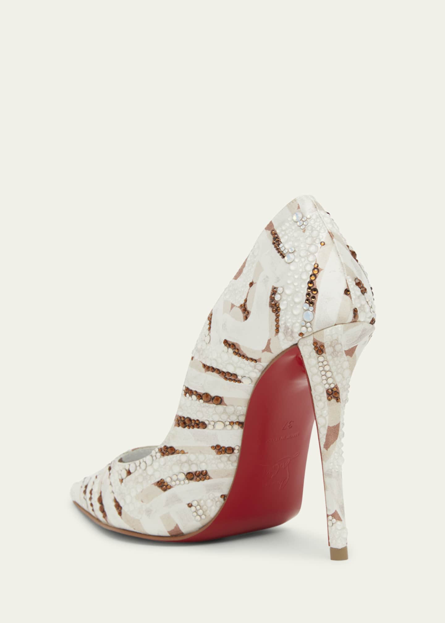 Christian Louboutin Miss Z Strass Red Sole Pumps Image 4 of 6