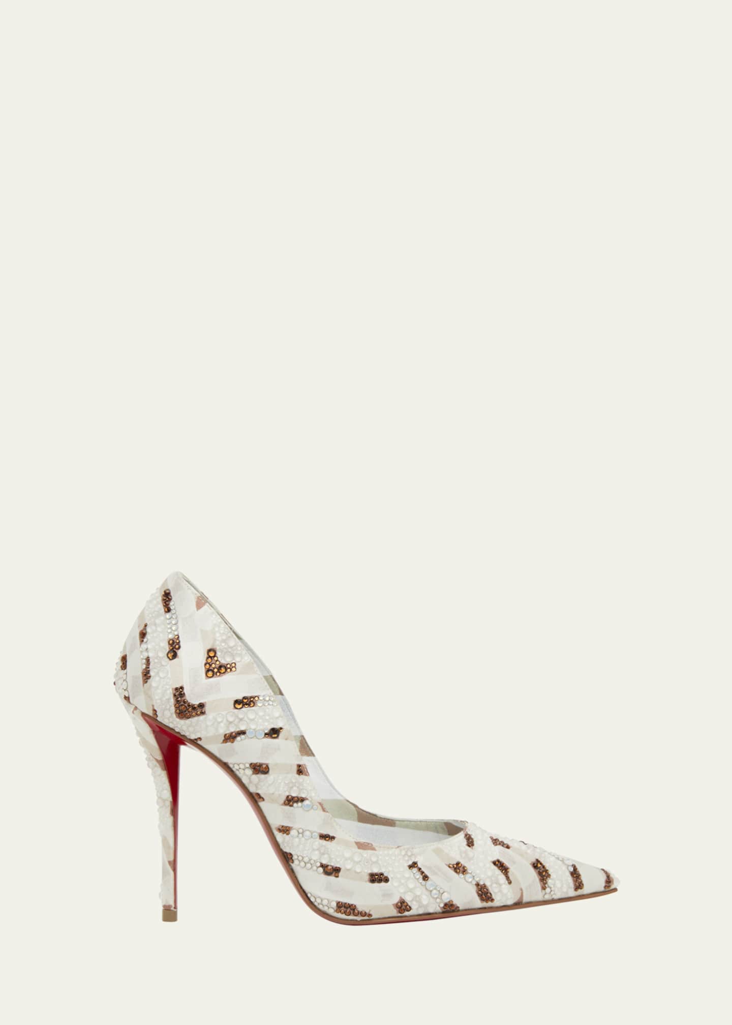 Christian Louboutin Miss Z Strass Red Sole Pumps Image 1 of 6
