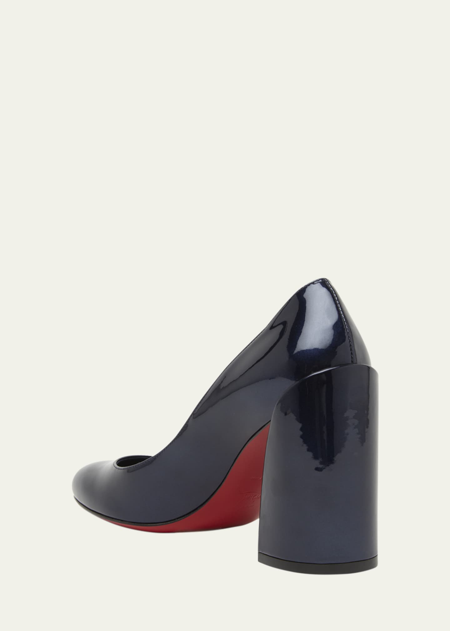 Christian Louboutin Miss Sabina Patent Red Sole Pumps Image 2 of 4