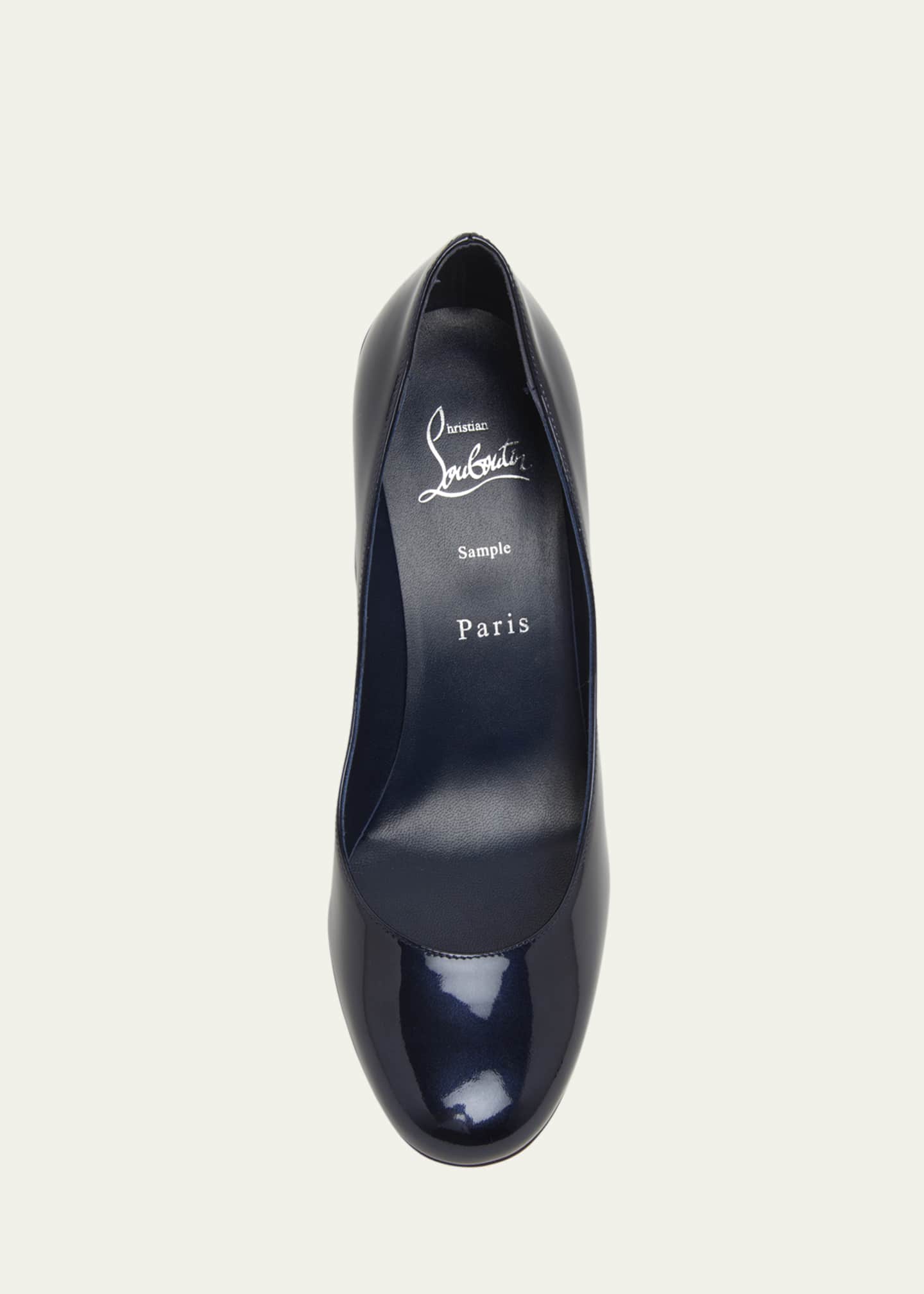 Christian Louboutin Miss Sabina Patent Red Sole Pumps Image 4 of 4