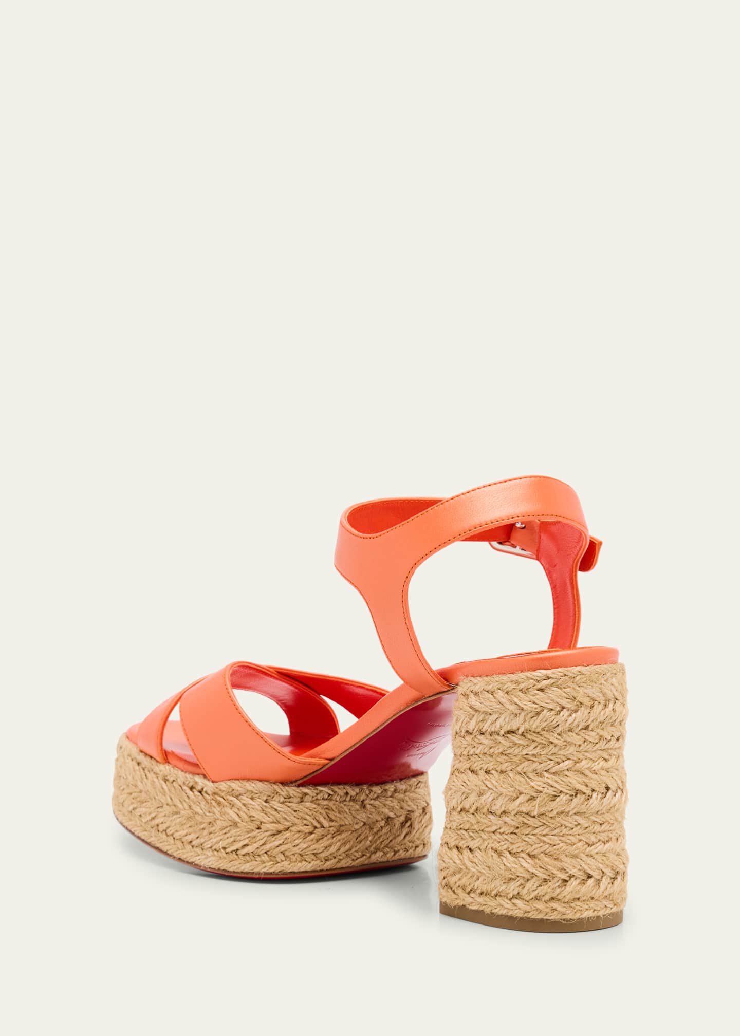 Christian Louboutin Calakala Platform Red Sole Sandals Image 4 of 6