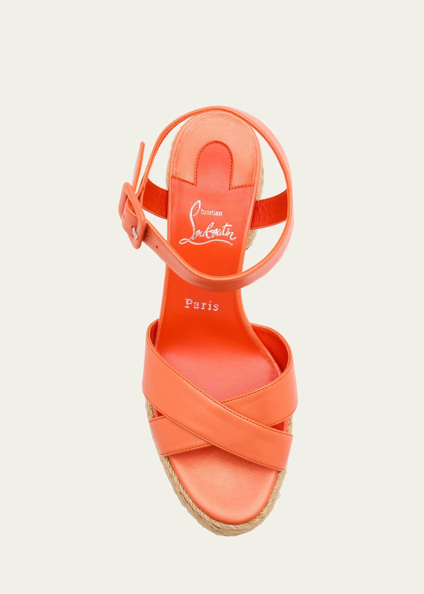 Christian Louboutin Calakala Platform Red Sole Sandals Image 6 of 6