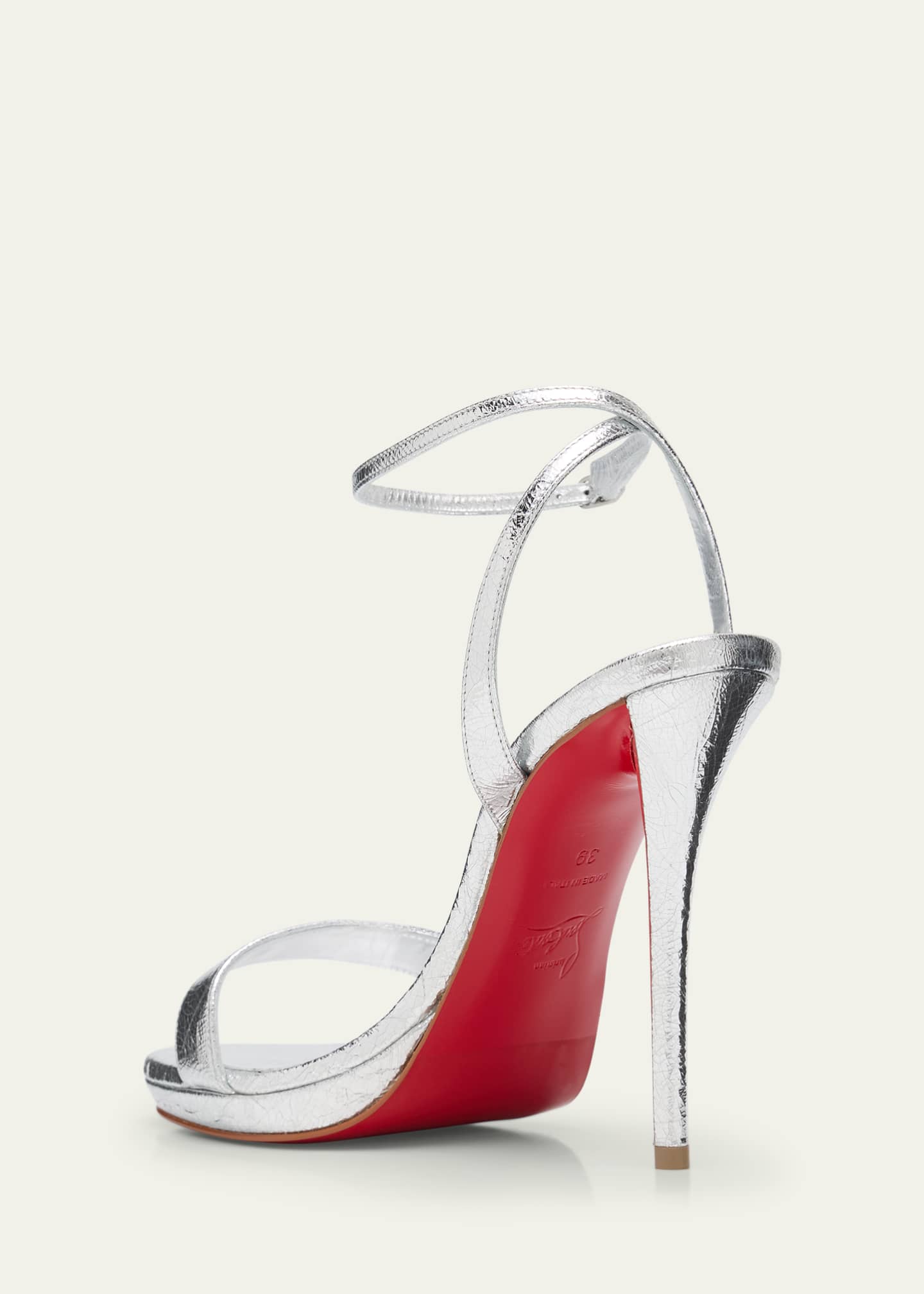 美品✨Christian Louboutin リボン ミュール レッドソール Sporty Kate - 100 mm Pumps - Vog patent leather - Loubi