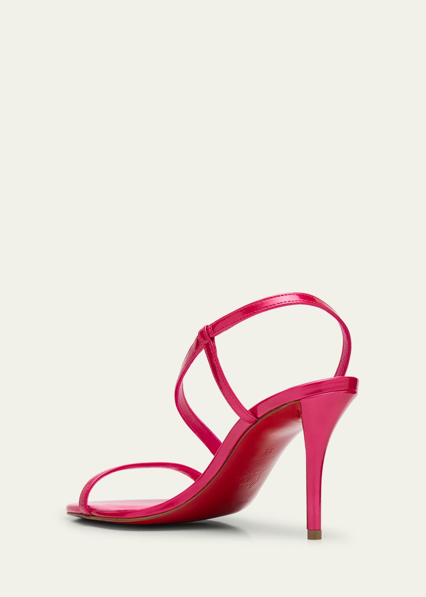Christian Louboutin Rosa Z Patent Leather Red Sole Pumps Image 4 of 6