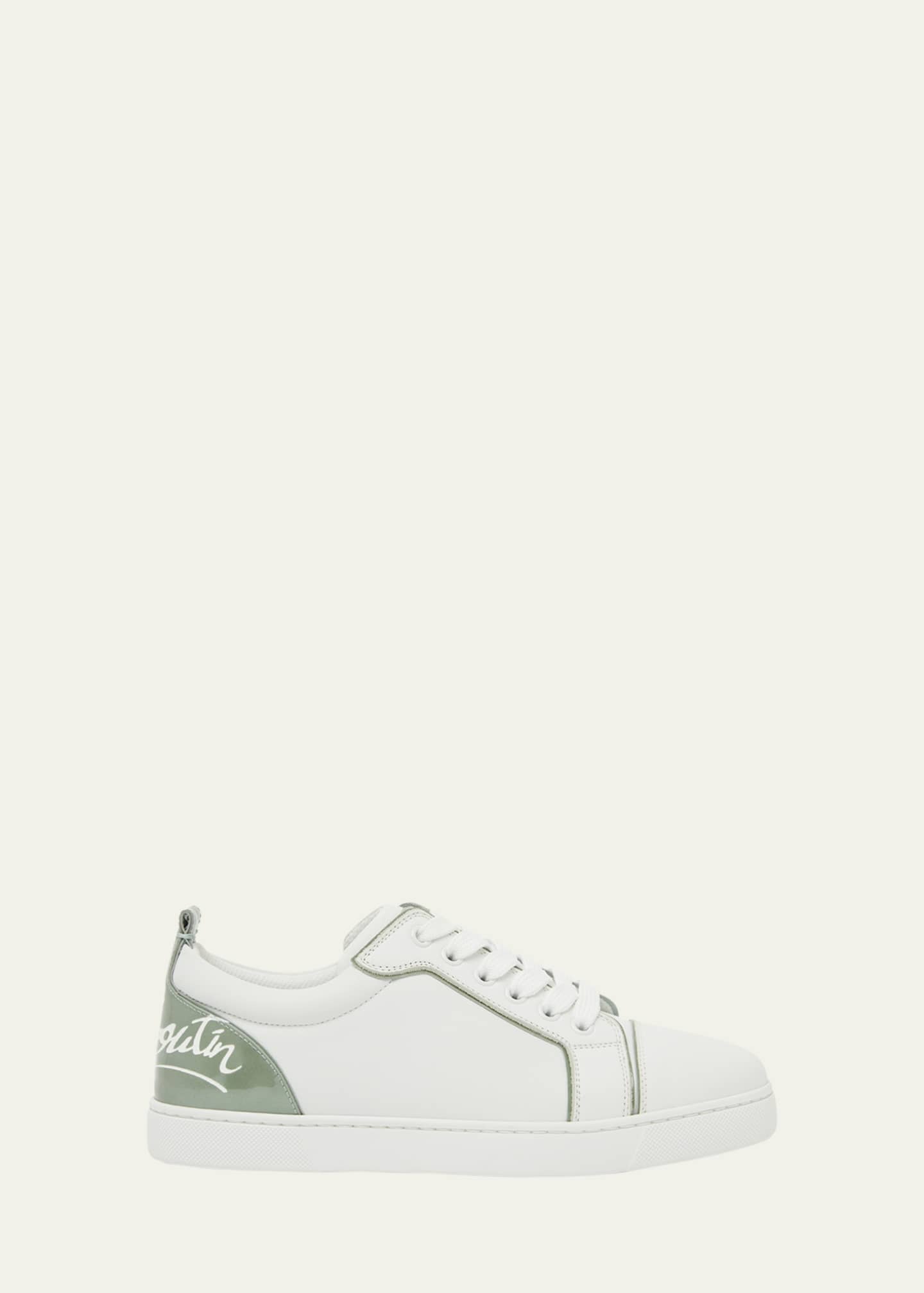 Christian Louboutin Fun Louise Junior Bicolor Red Sole Sneakers Image 1 of 6