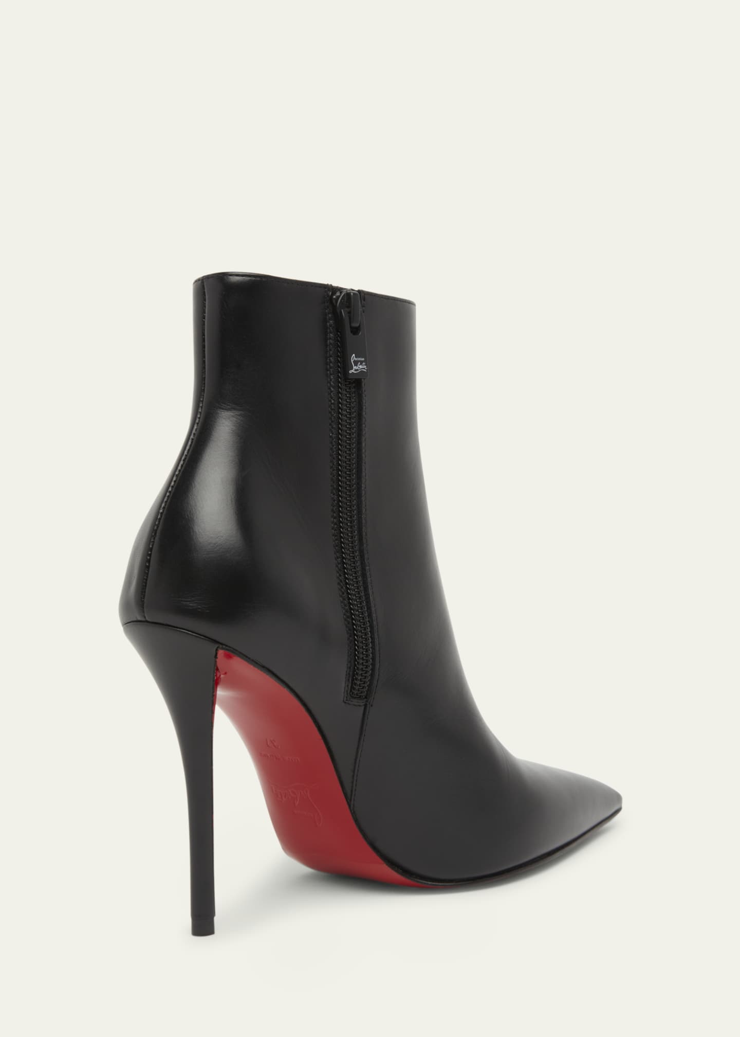Christian Louboutin 100mm Miss Z Leather Booties - Bergdorf Goodman