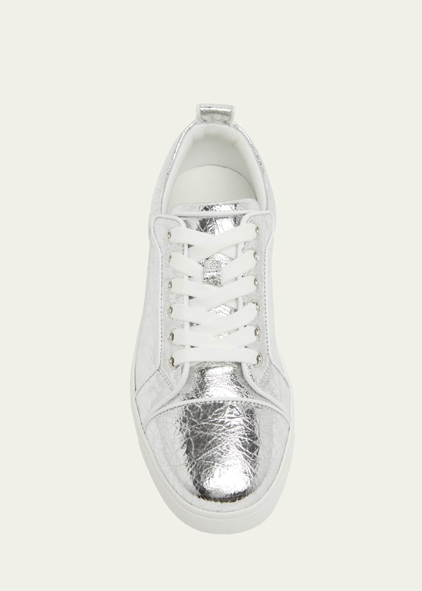 Christian Louboutin Louise Orlato Metallic Red Sole Sneakers Image 6 of 6