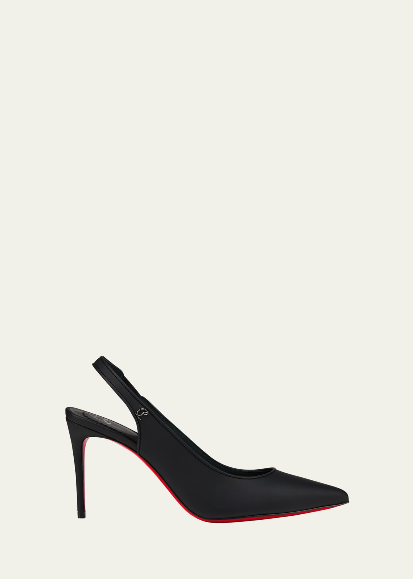 Christian Louboutin Sporty Kate Leather Red Sole Slingback Pumps Image 1 of 4