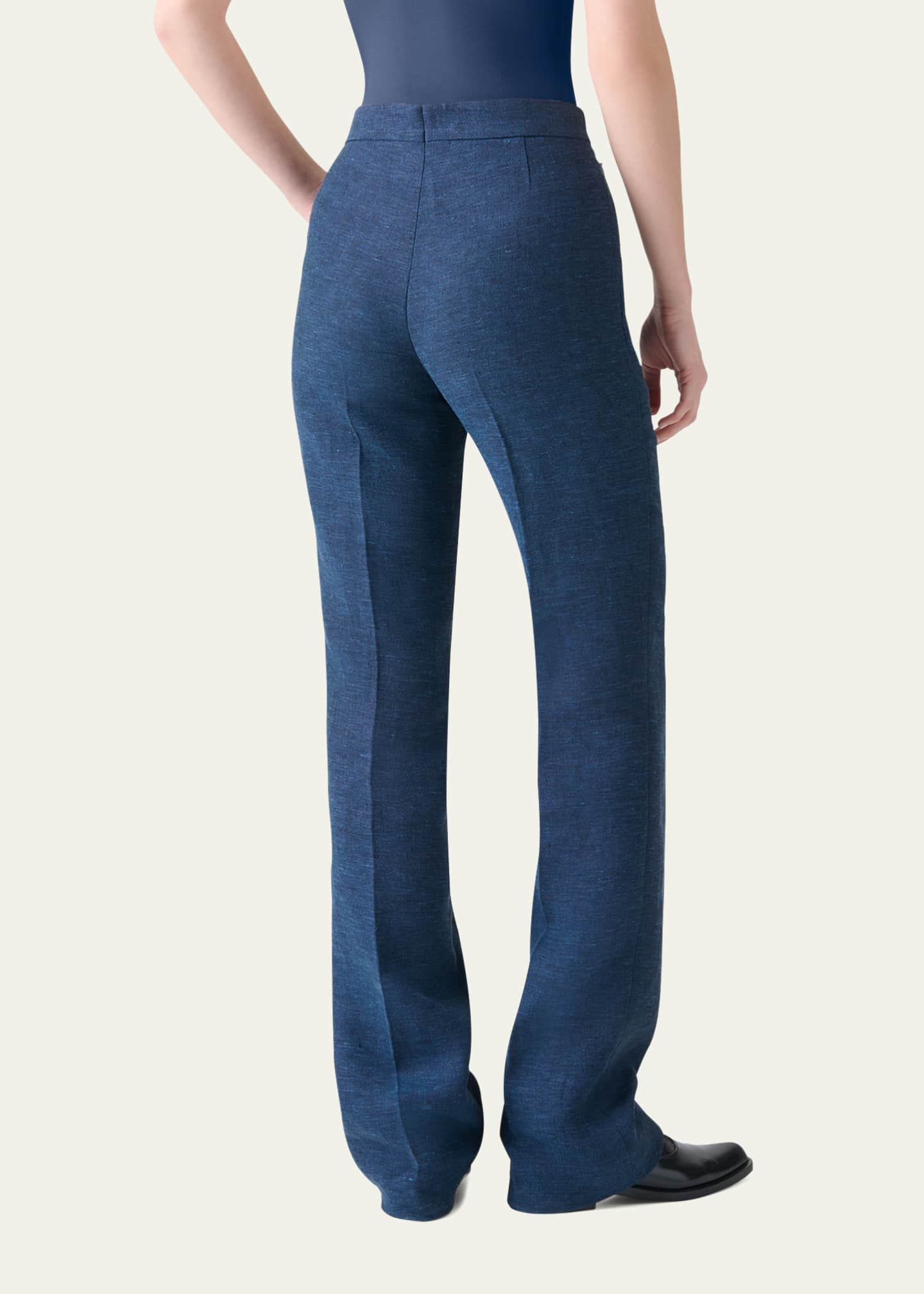 Akris Carl Structured Double-Face Cotton Silk Pants Image 3 of 5