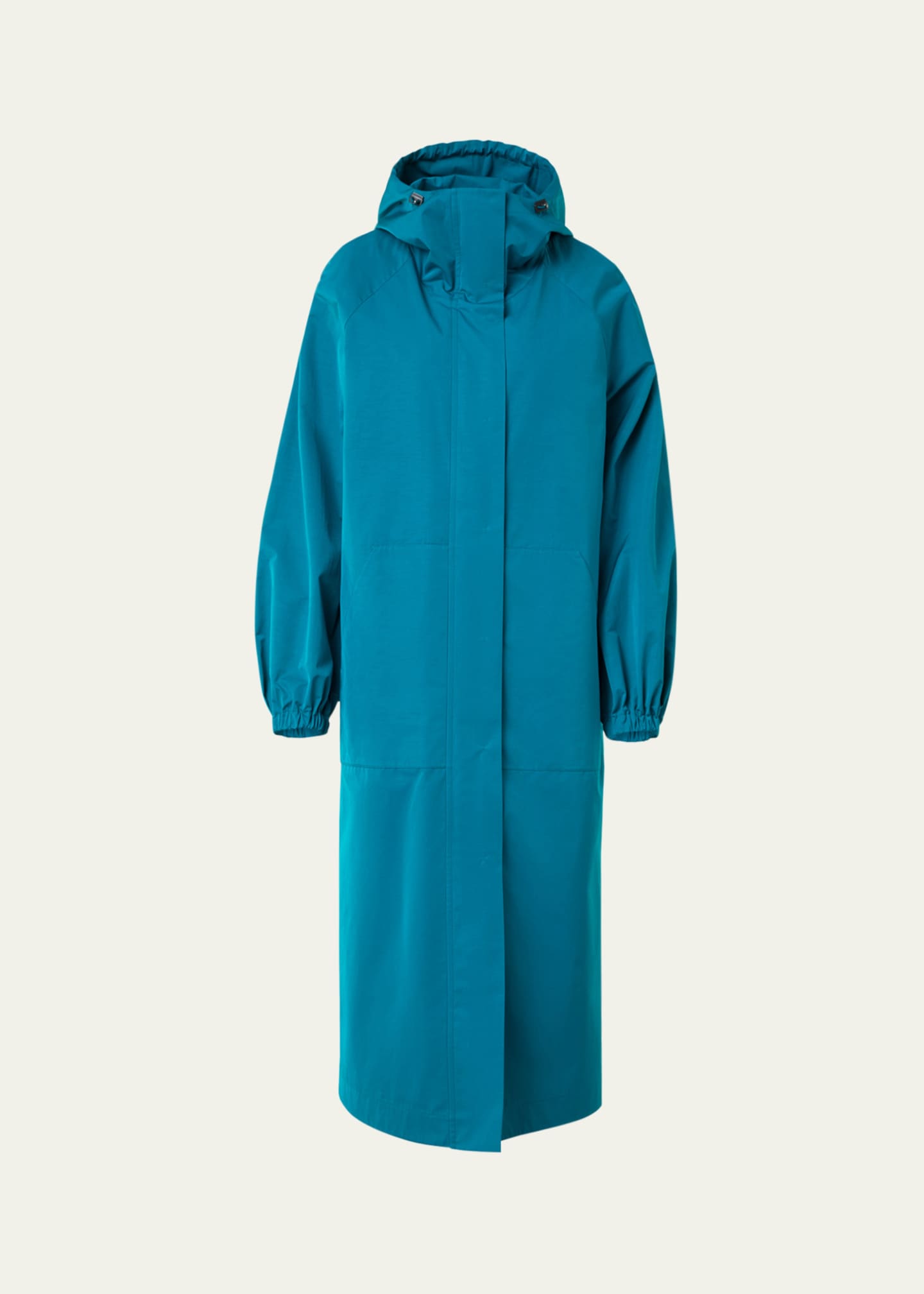 Akris Zachary Water-Resistant Techno Gabardine Long Coat Image 1 of 5