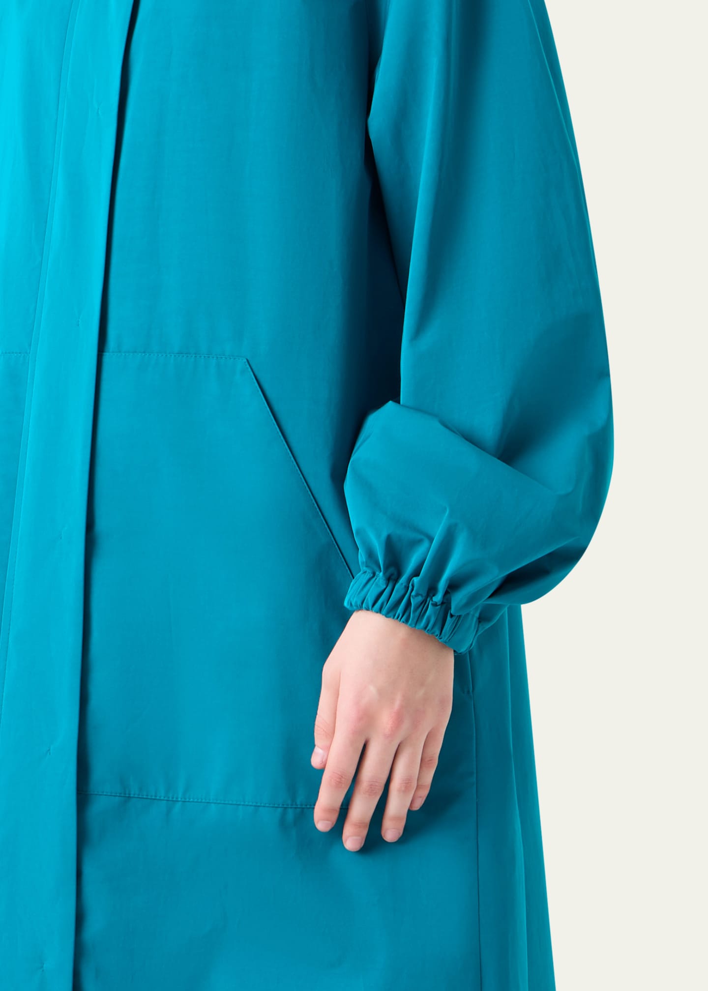 Akris Zachary Water-Resistant Techno Gabardine Long Coat Image 5 of 5