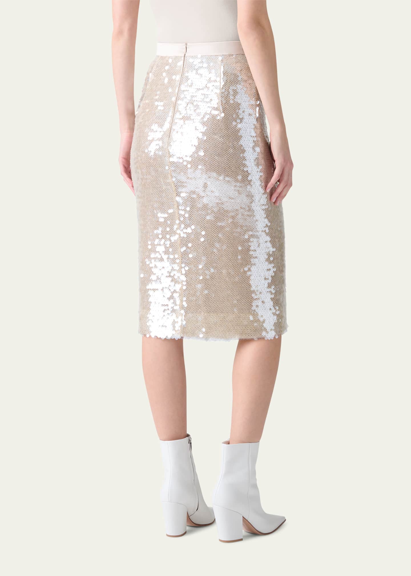 Akris Sequined Pencil Skirt Image 3 of 5