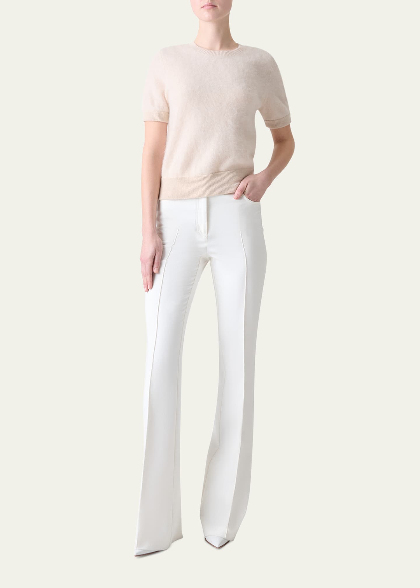 Akris Brushed Cashmere Sweater Image 2 of 5