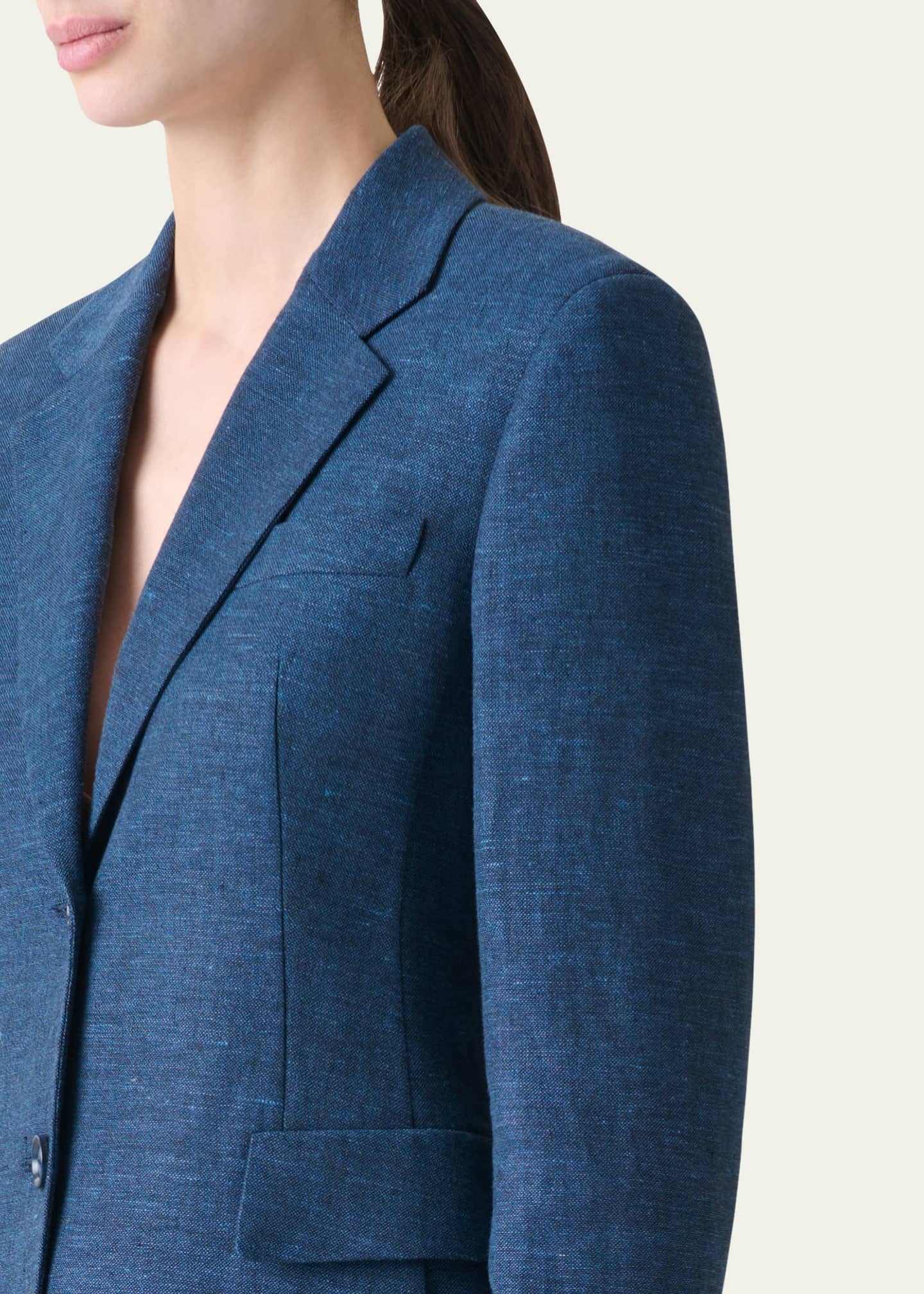 Akris Taddeo Linen Jacket Image 5 of 5