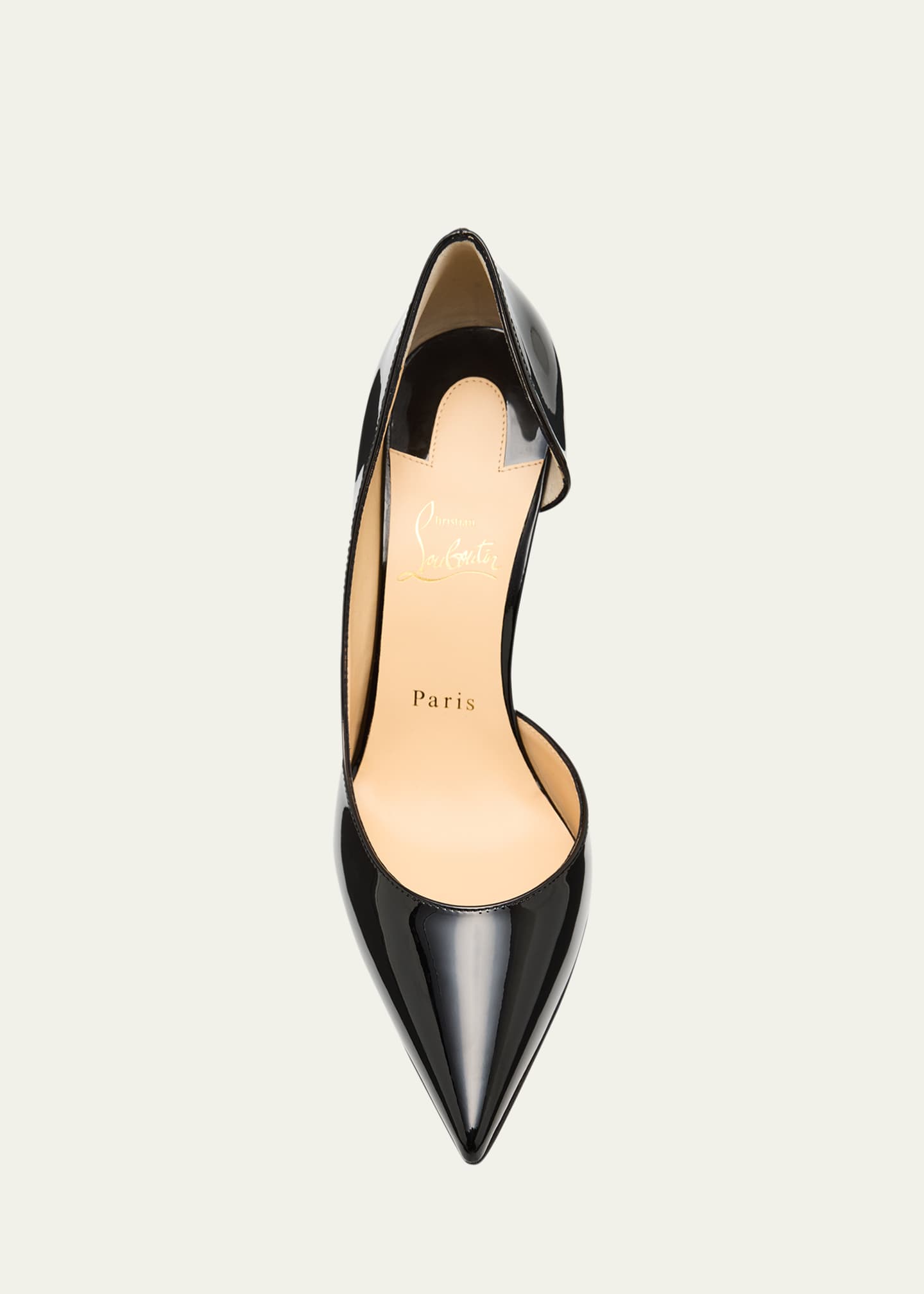 Christian Louboutin Iriza Patent Leather Red Sole Pumps Image 6 of 6