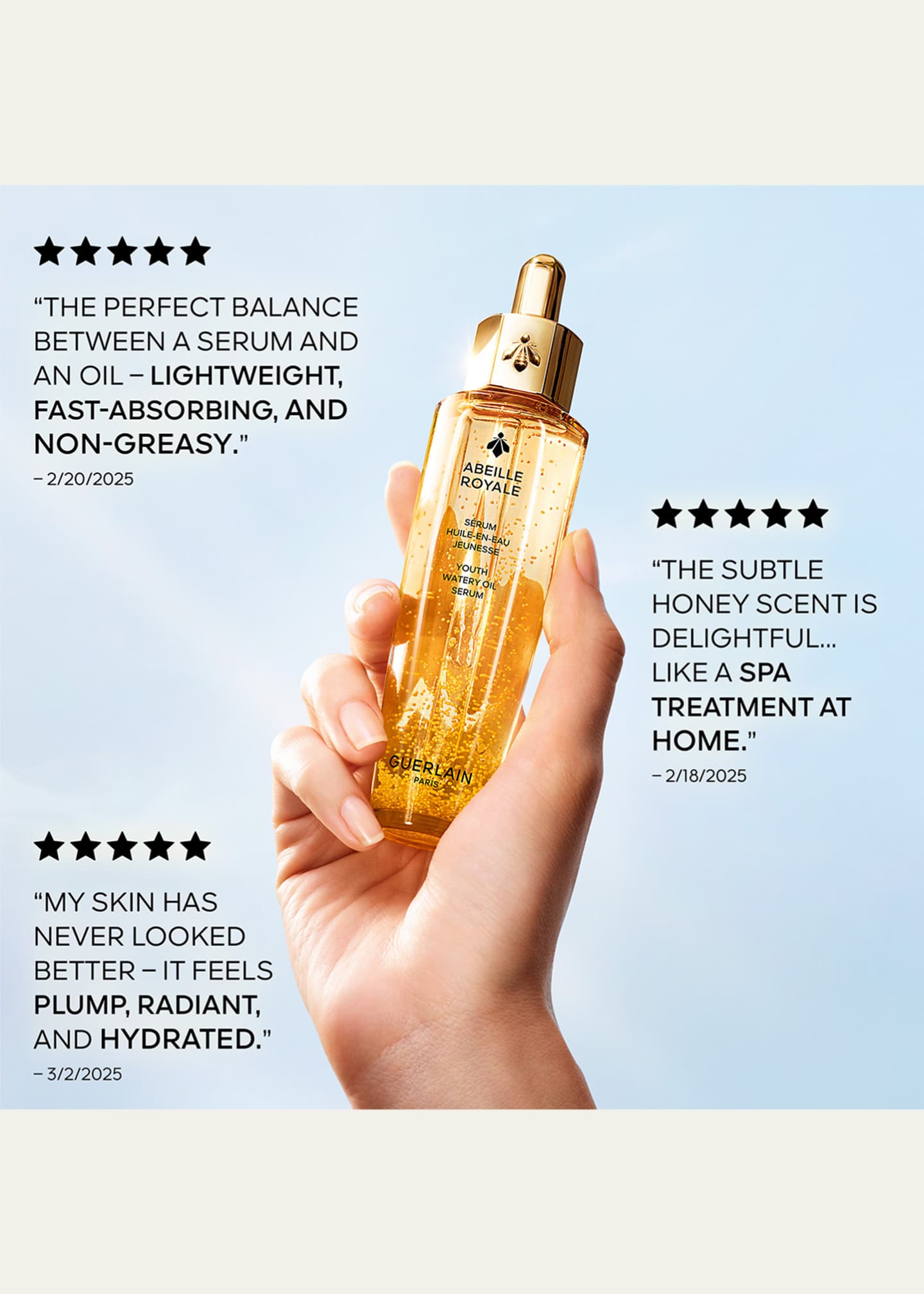 Guerlain Abeille Royale Youth Watery Oil Serum, 1.6 oz. Image 5 of 5
