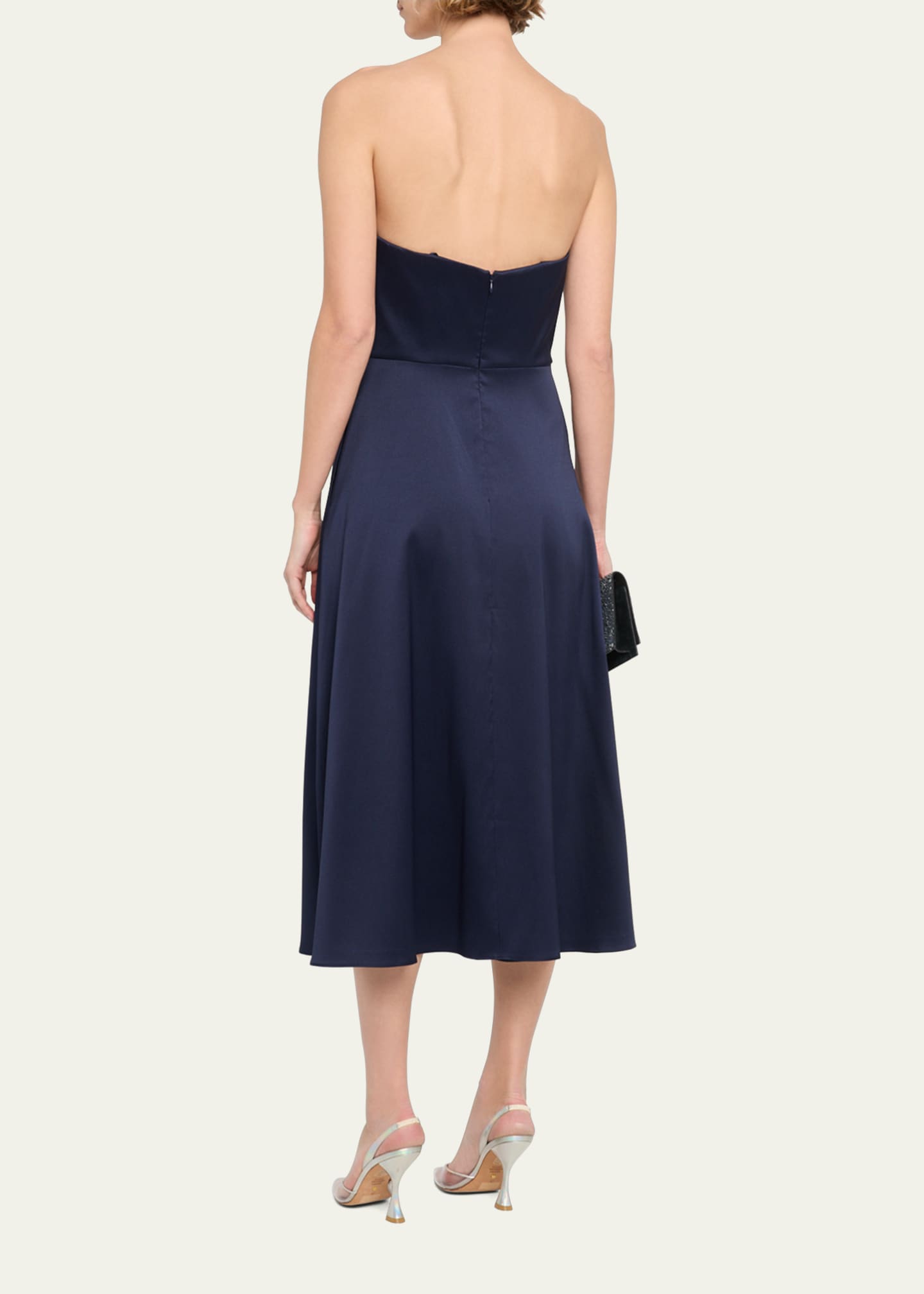 aidan mattox midi dress Aidan Mattox Stretch Mikado Midi Dress, 0 / Pink