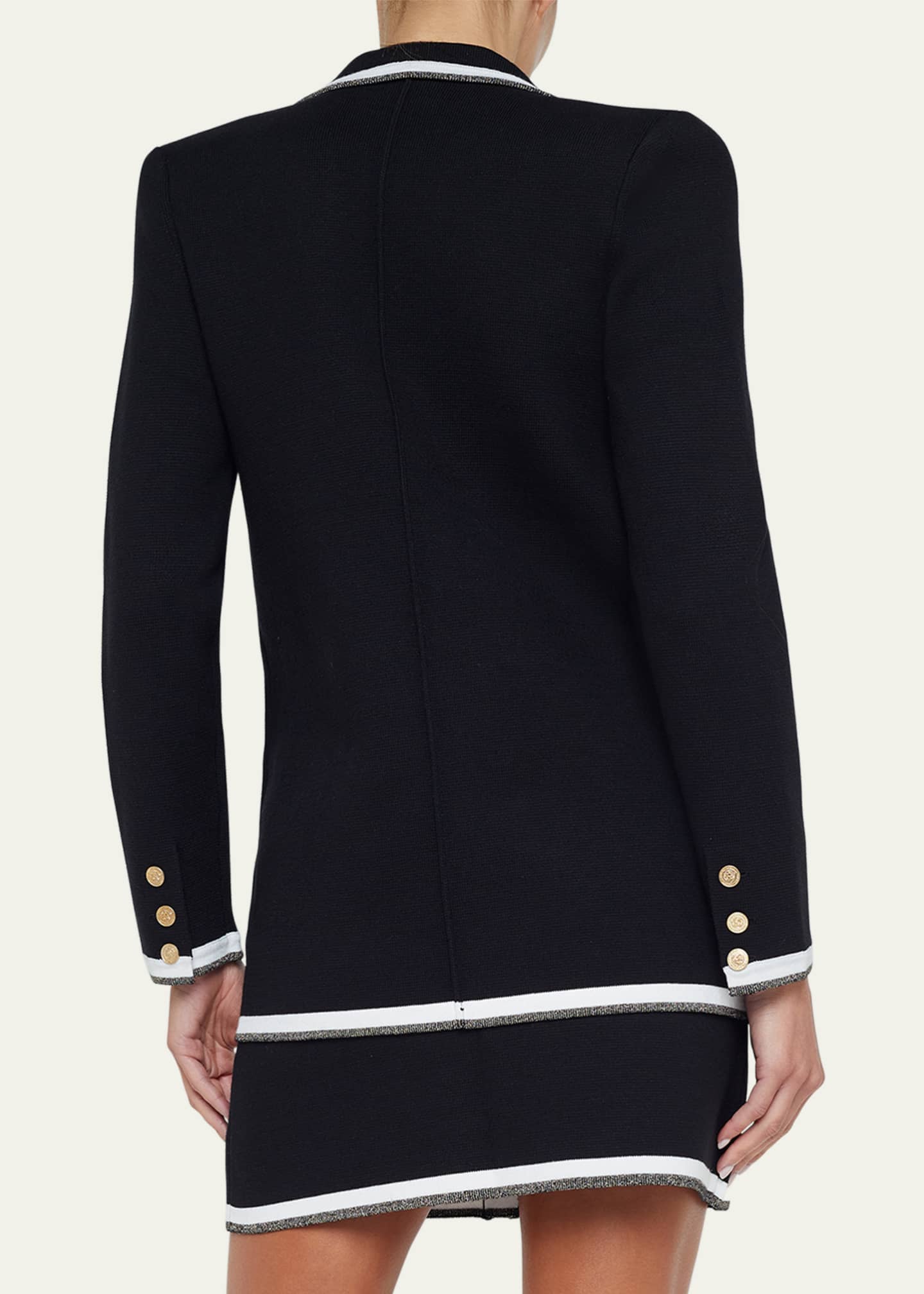 L'Agence Kenji Knit Boyfriend Blazer Image 3 of 5