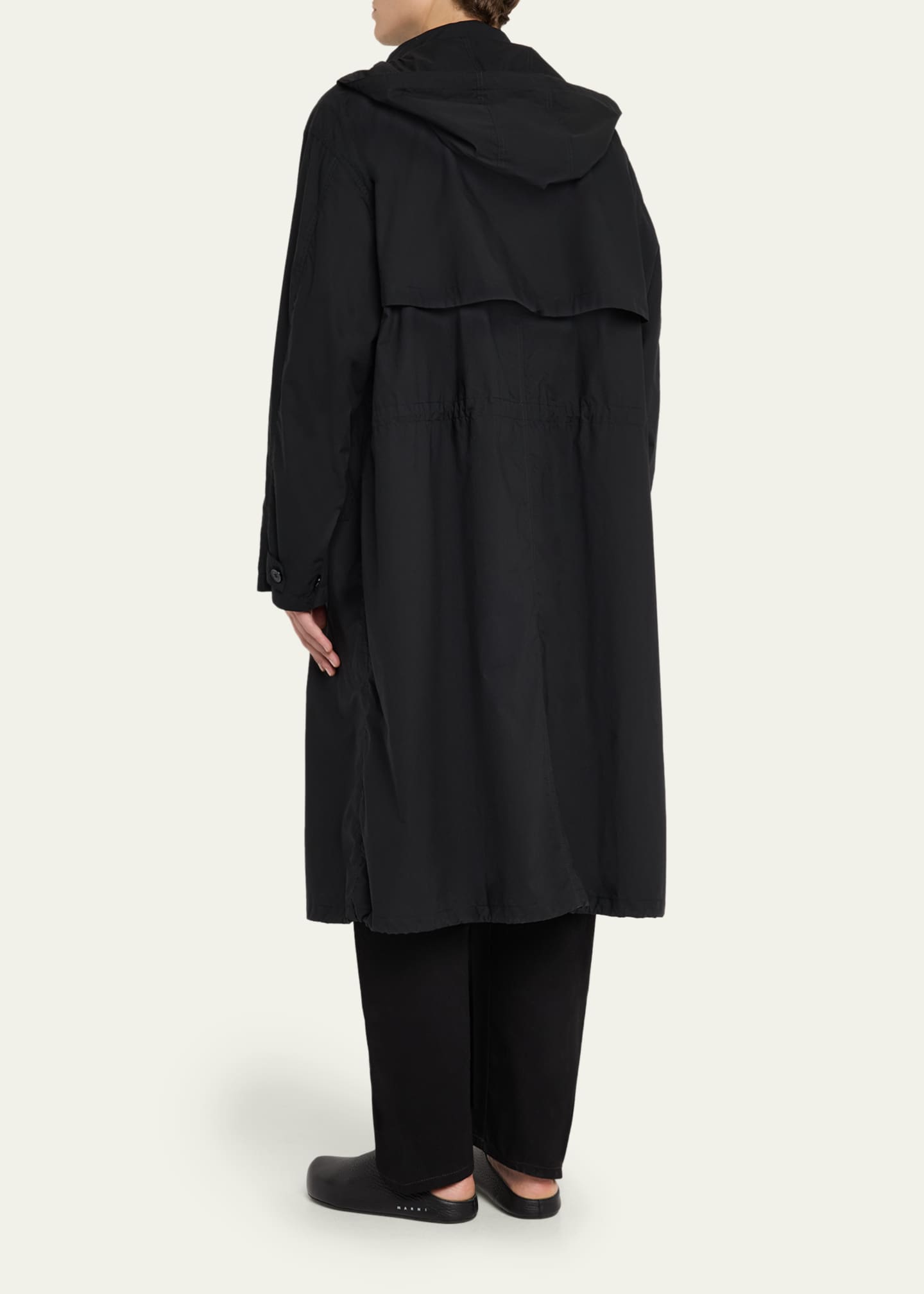 LEMAIRE Men's Light Hooded Trench Coat - Bergdorf Goodman