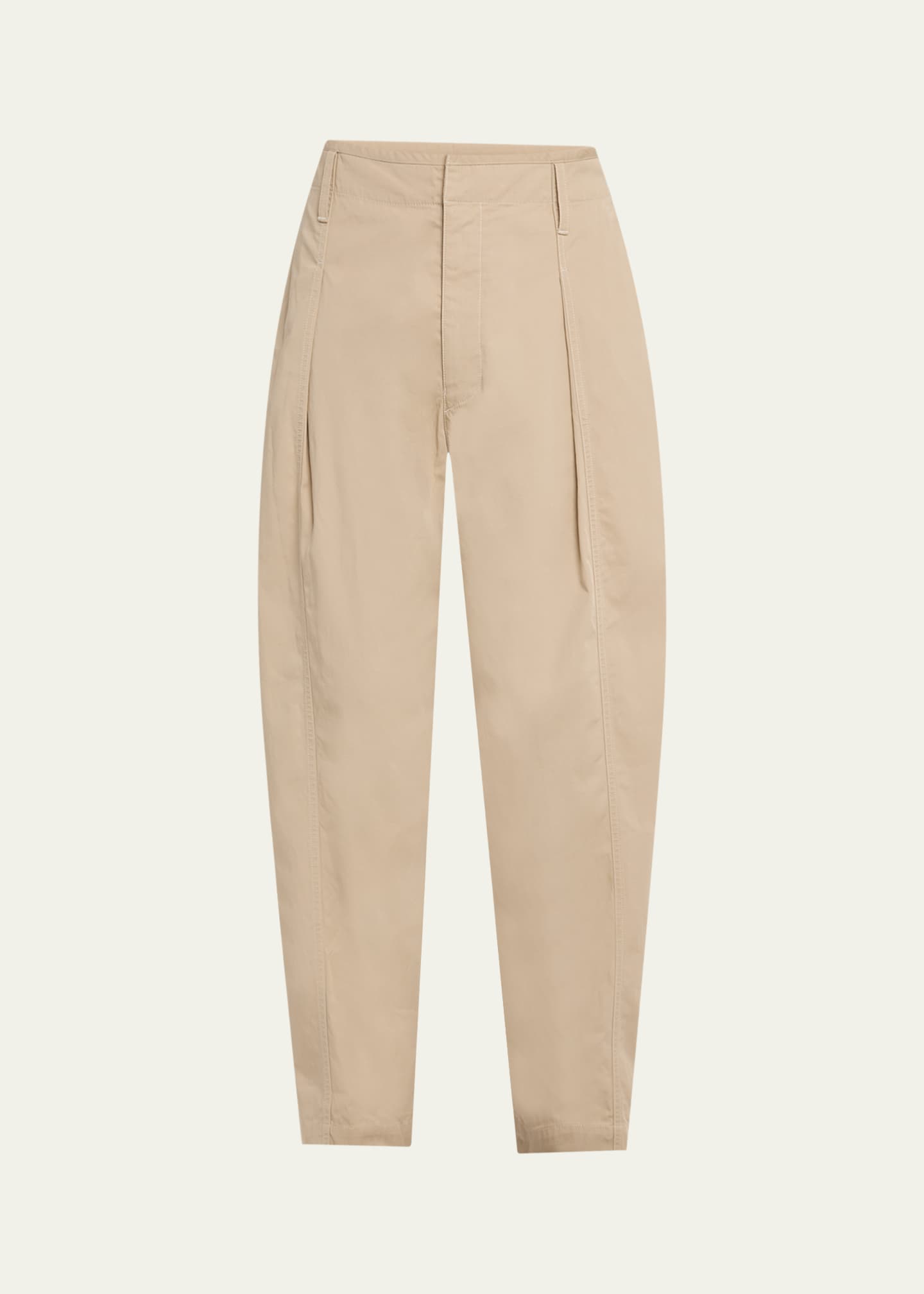 LEMAIRE Men's Maxi Pleated Twill Pants Image 1 of 5